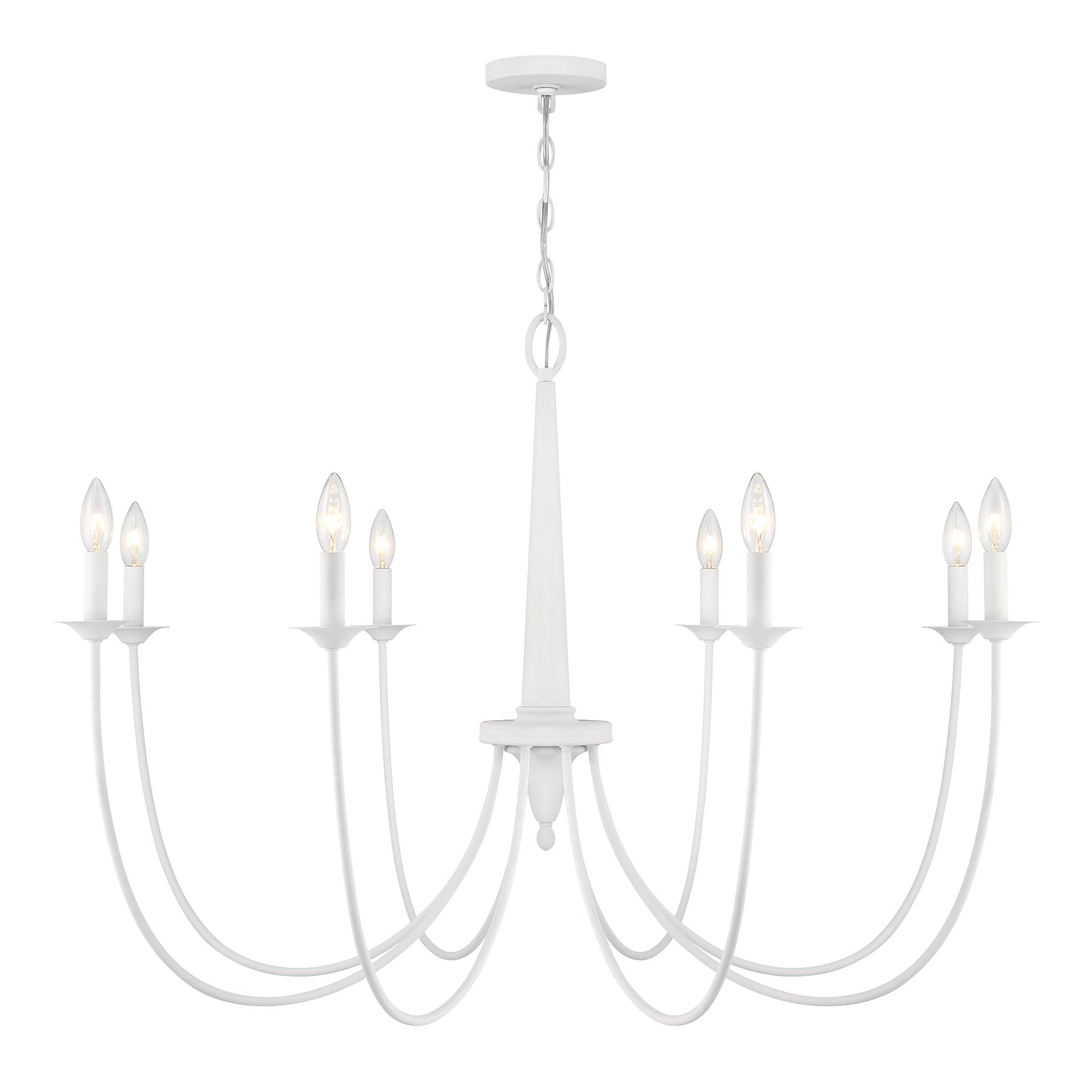 Savoy House Stonecrest 8 - Light Chandelier in  Bisque White