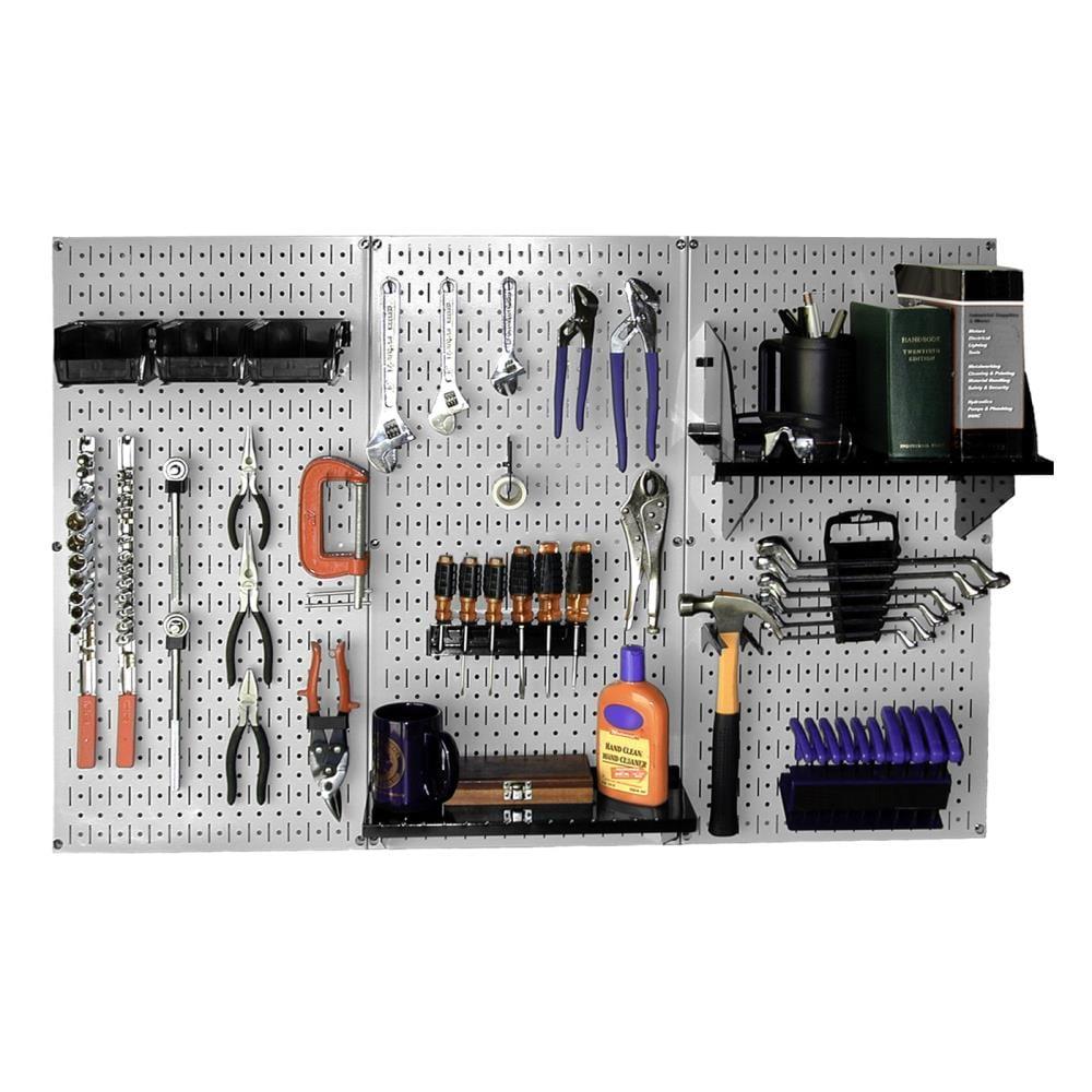 Pegboard Standard Tool Storage 32" H x 48" W Kit