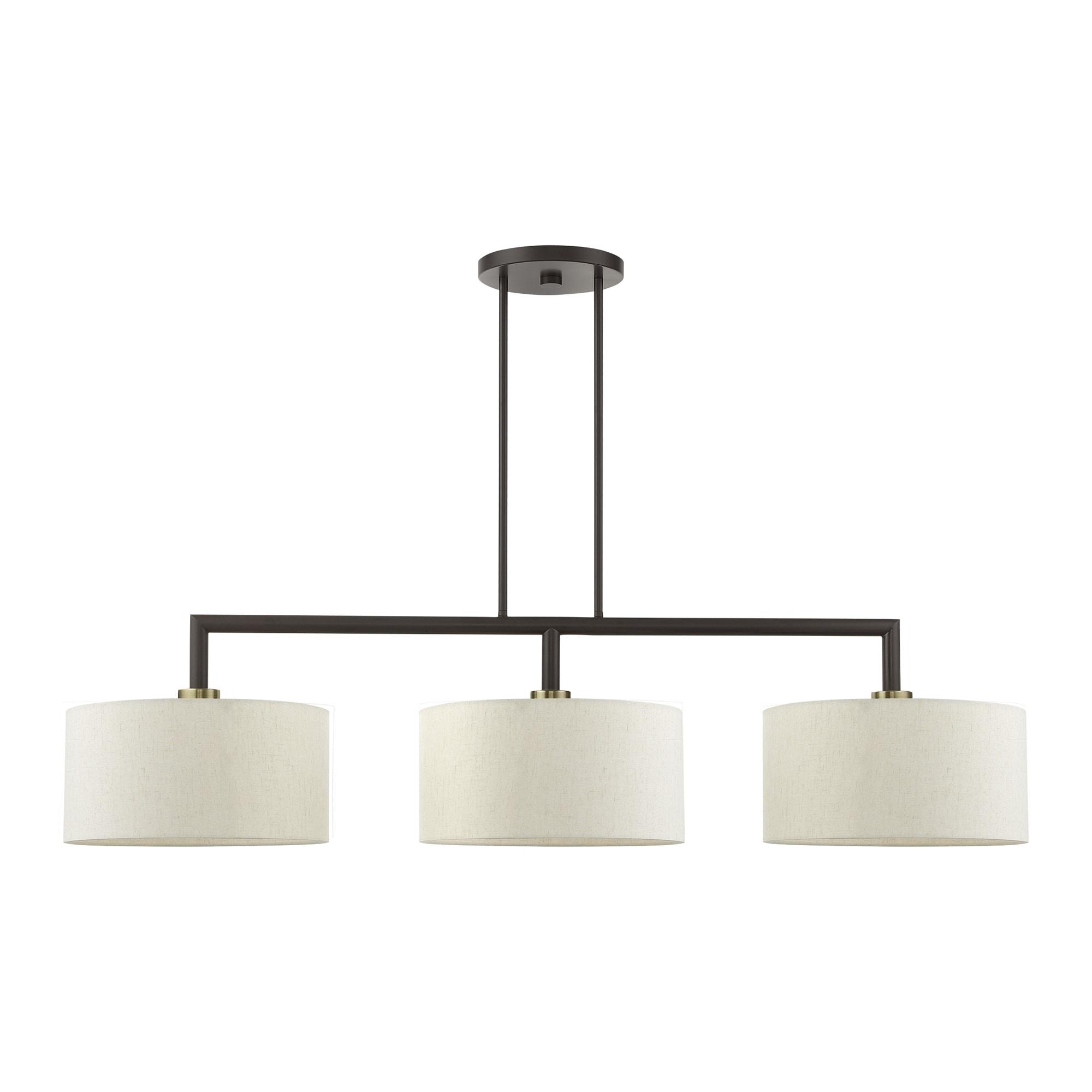 Livex Lighting Meridian 3 - Light Chandelier in  English Bronze