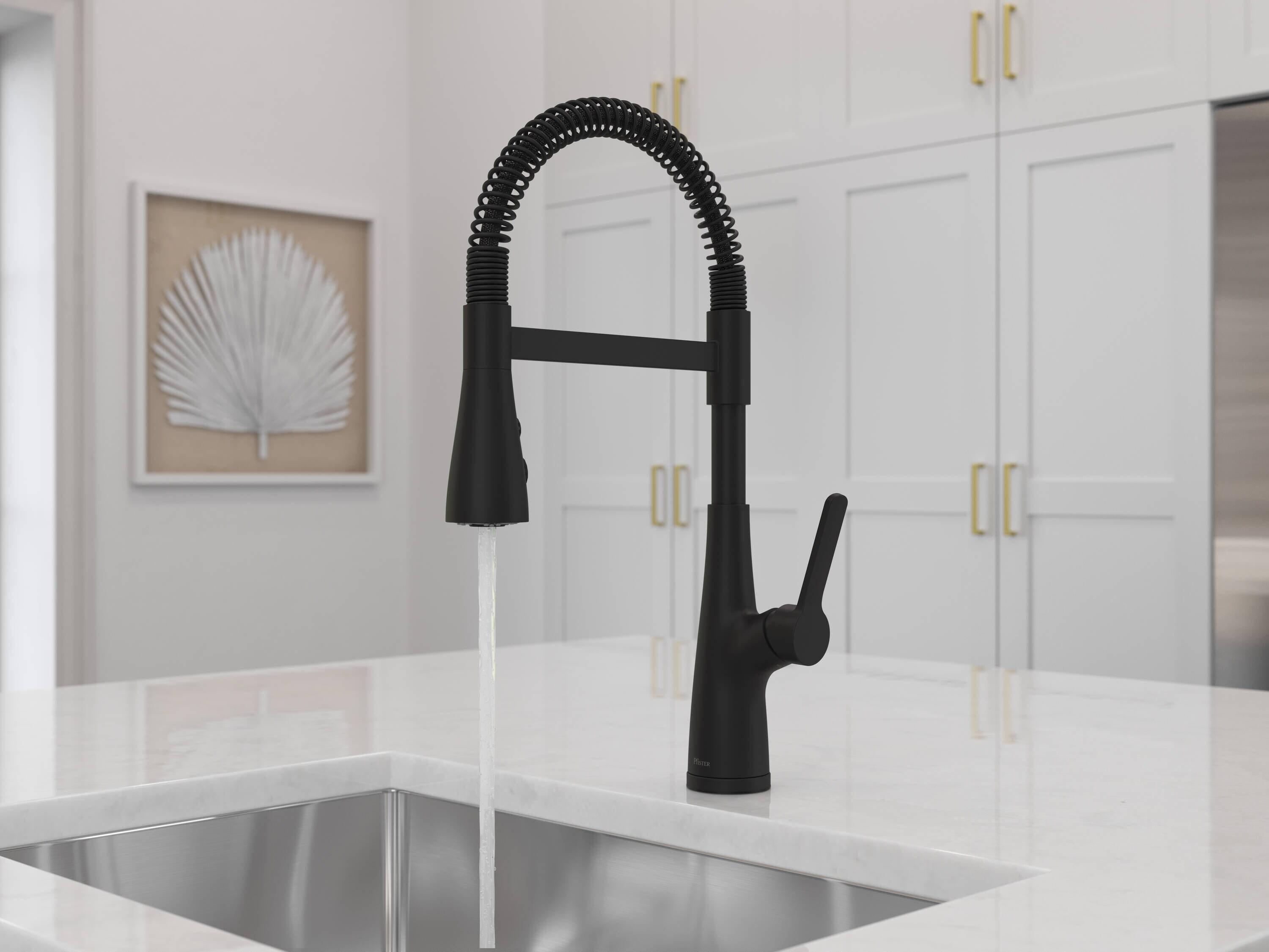 Pfister LG529NECB Neera Culinary Look Pull Down Single Handle Kitchen Faucet