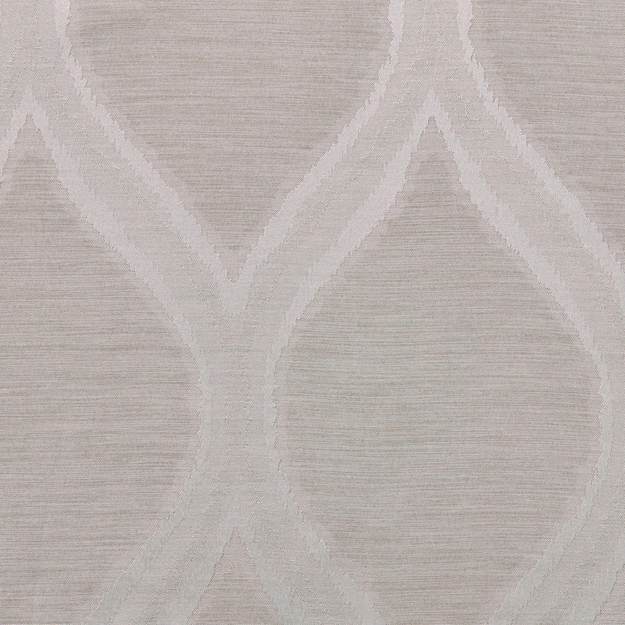 Set of 2 108"x54" Montrose Ogee Geometric Textured Linen Jacquard Grommet Top Window Curtain Panel Linen