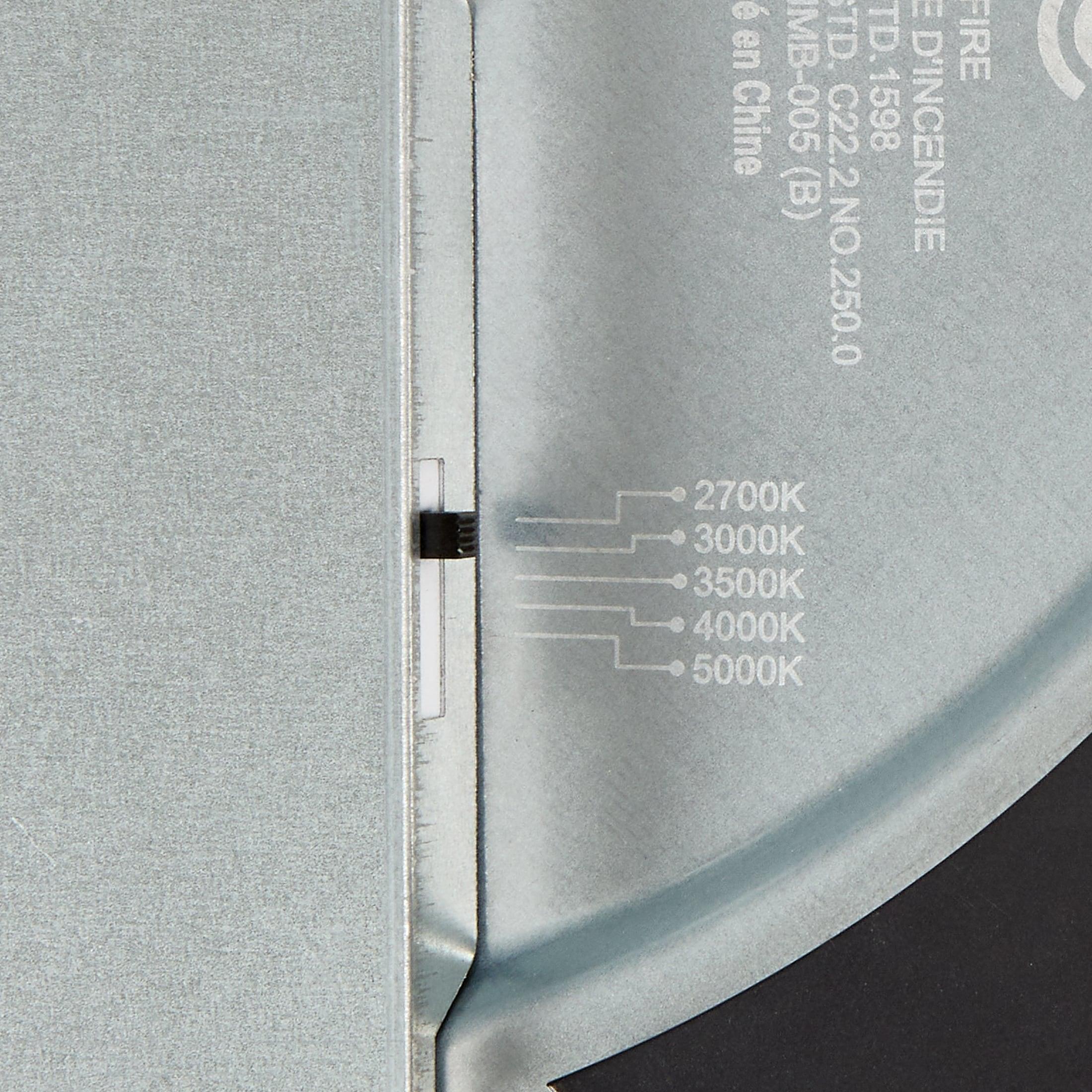 Maxxima 12 in. LED Flush Mount Ceiling Light, 5 CCT Round Panel Light