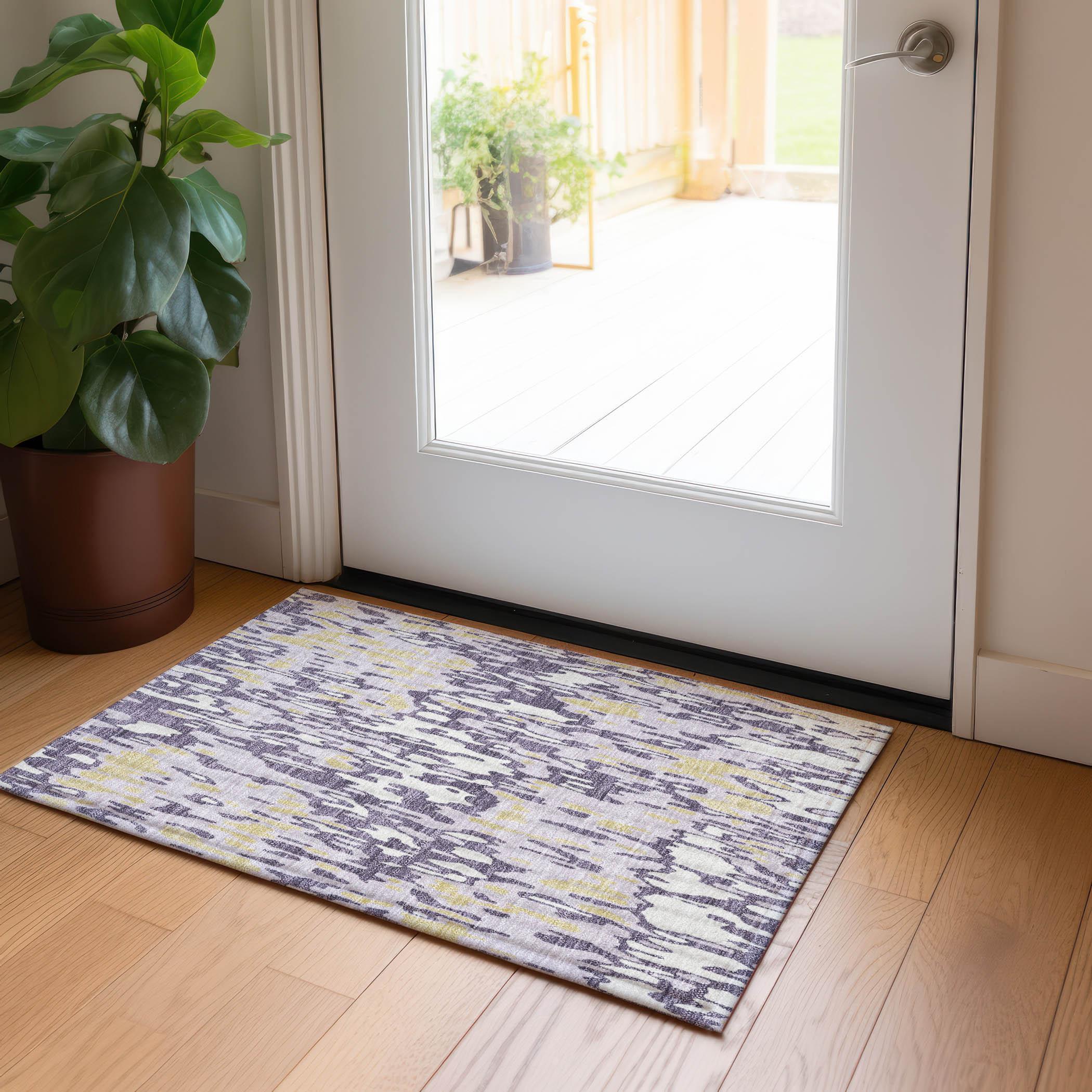 Machine Washable Indoor/Outdoor Chayden ACN986 1'8" x 2'6" Rug