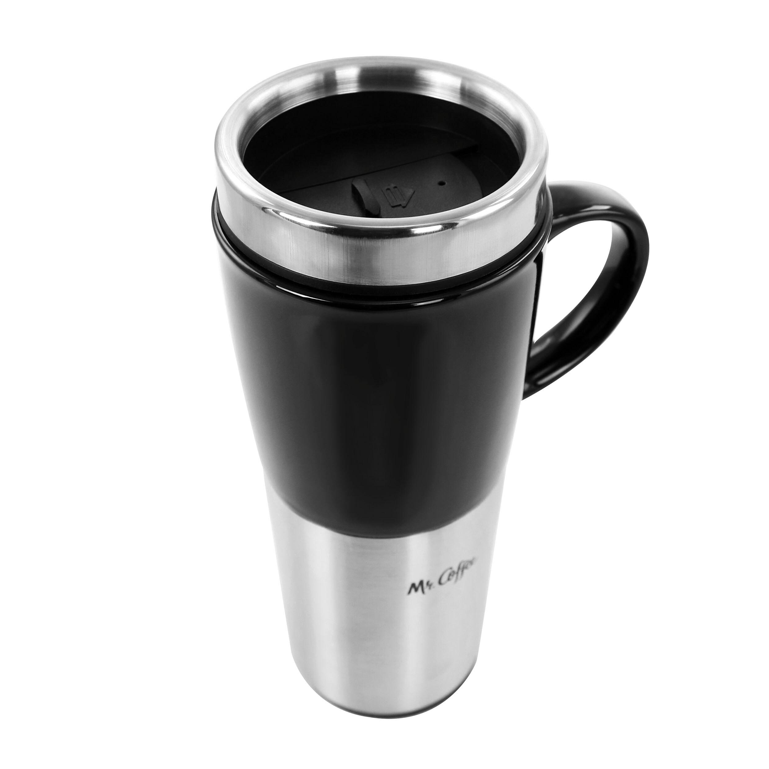 Mr. Coffee 16 Oz Stainless Steel Travel Mug