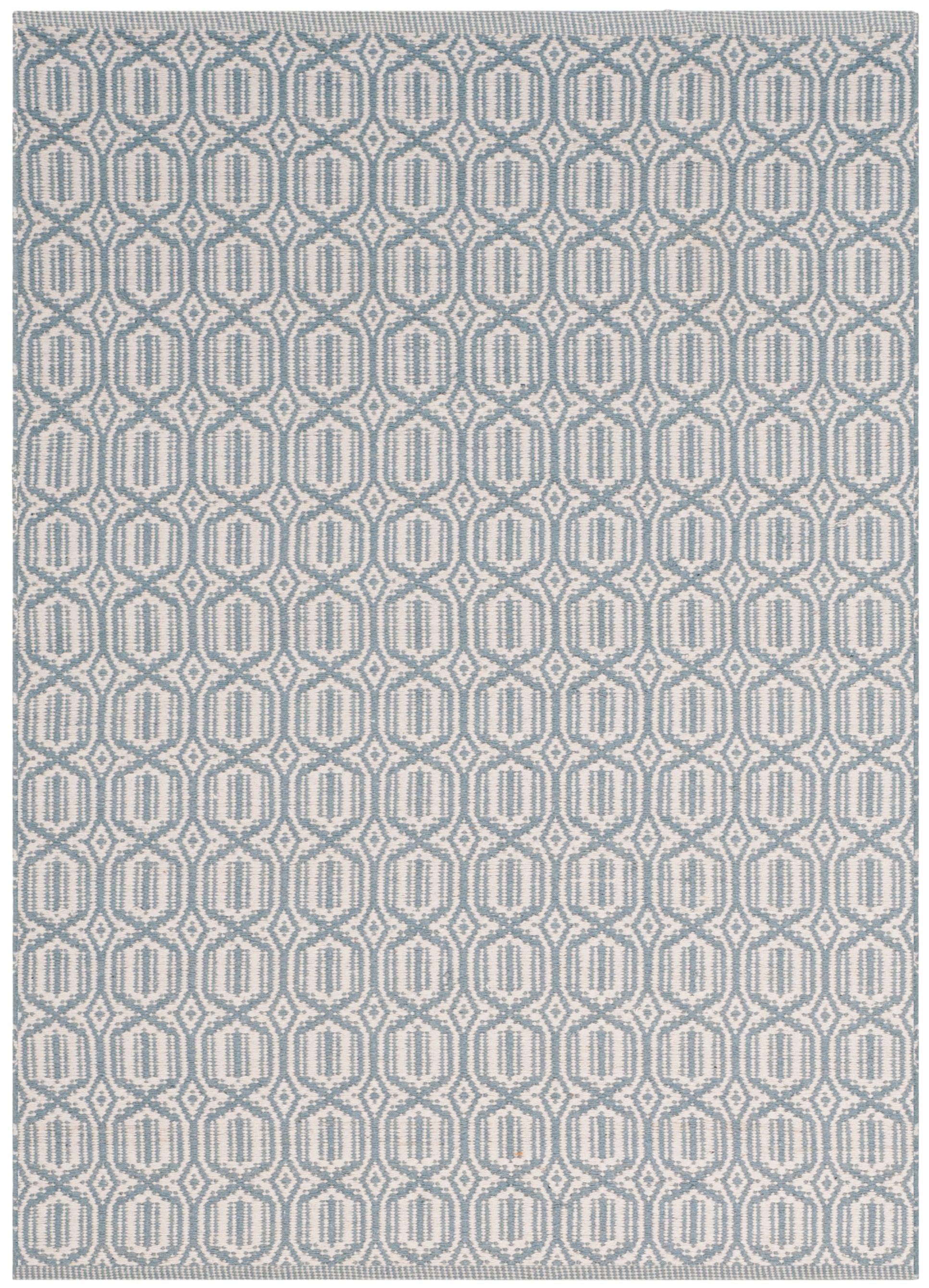 Montauk MTK333 Hand Woven Indoor Accent Rug - Ivory/Blue - 3'x5' - Safavieh.