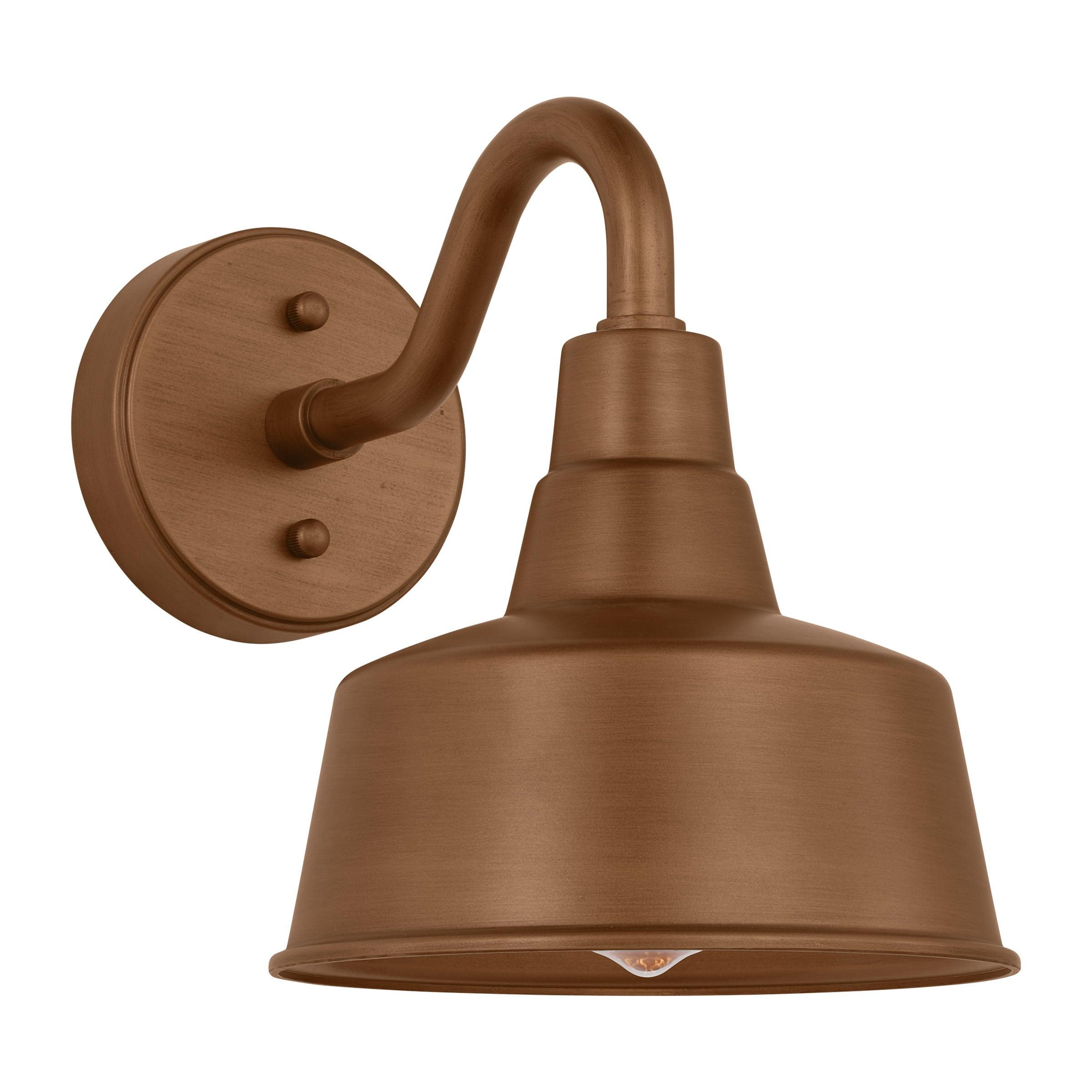 Single Light Dome Outdoor Wall Light