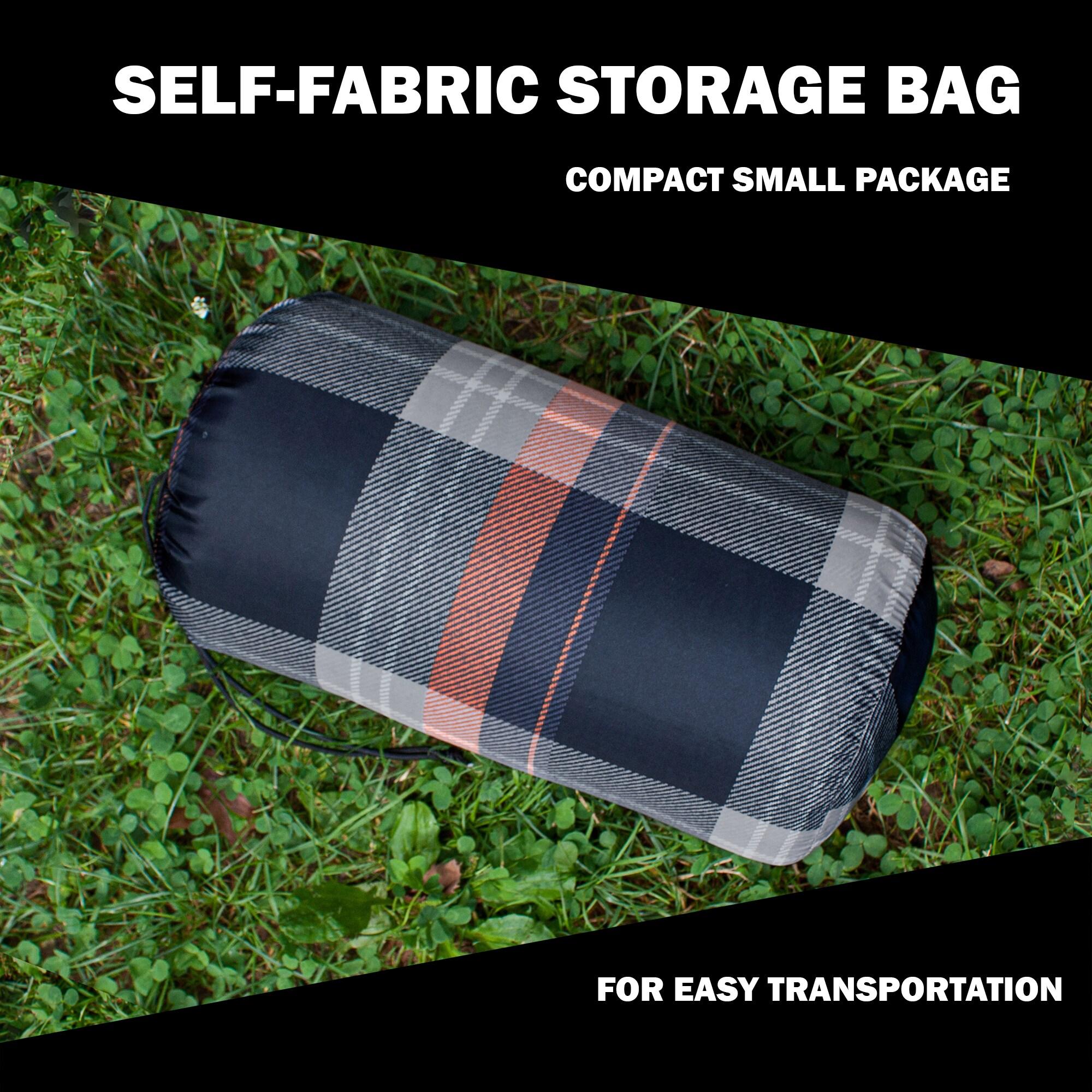 Coleman Coleman Reversible Water Resistant Nylon and Sherpa Diamond Quilted Indoor/Outdoor Throw/Picnic Blanket
