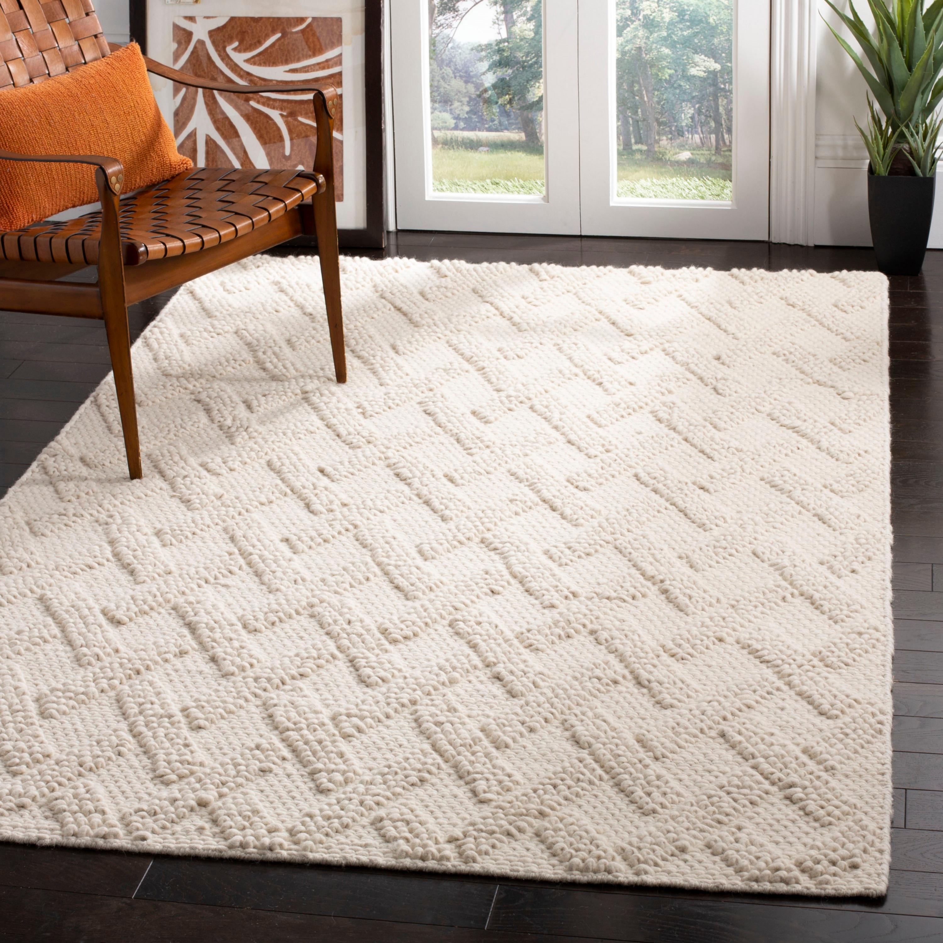 Natura NAT253 Hand Loomed Indoor Accent Rug - Ivory/Beige - 3'x5' - Safavieh