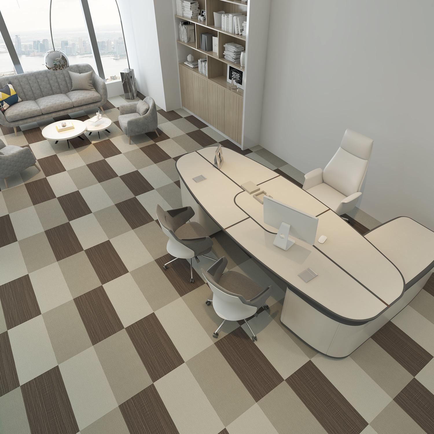 GlueCore Fab 28mil x 12" W x 24" L Adhesive Vinyl Tile Flooring