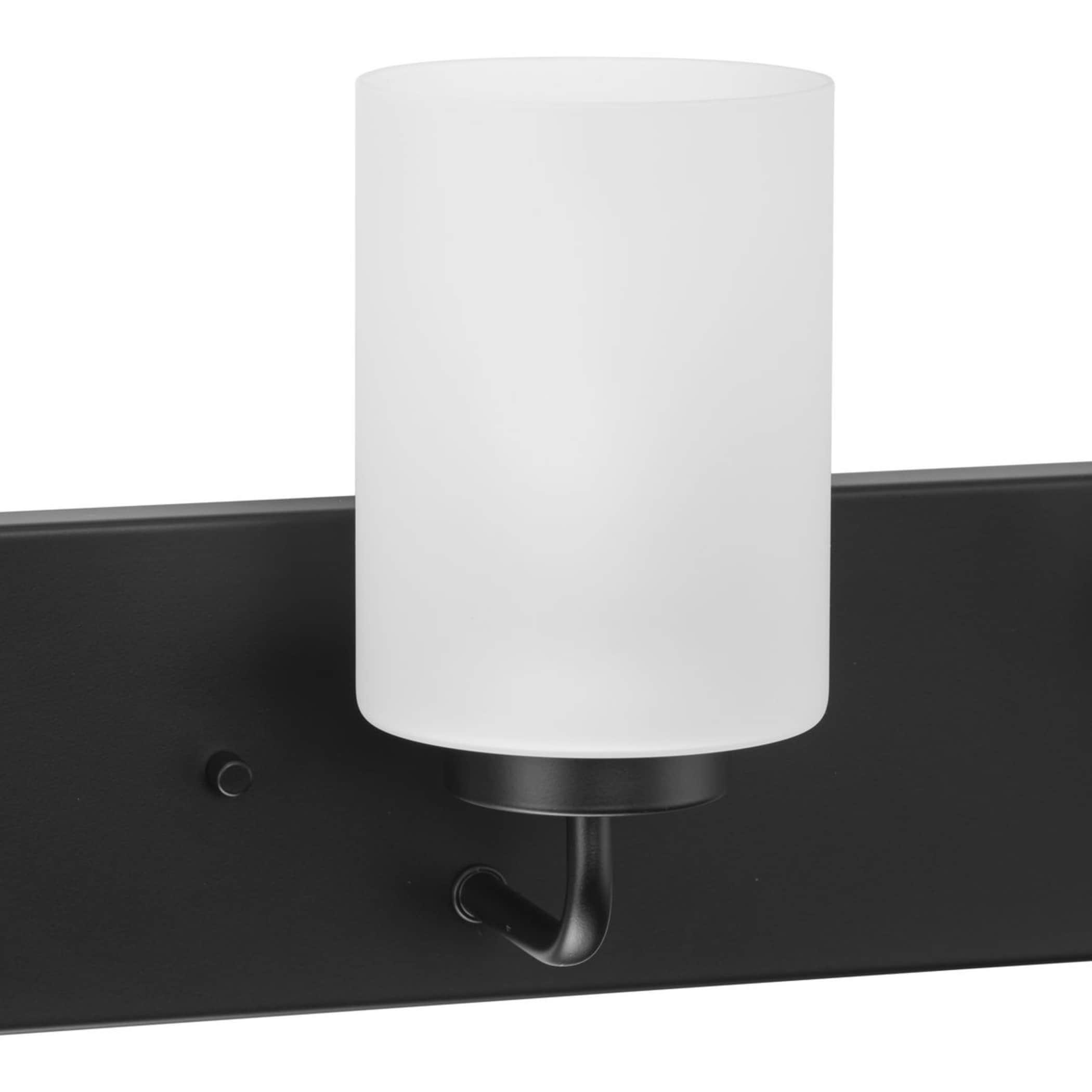 Progress Lighting Merry Collection 2-Light Brushed Nickel Etched Glass Transitional Bath Vanity Light