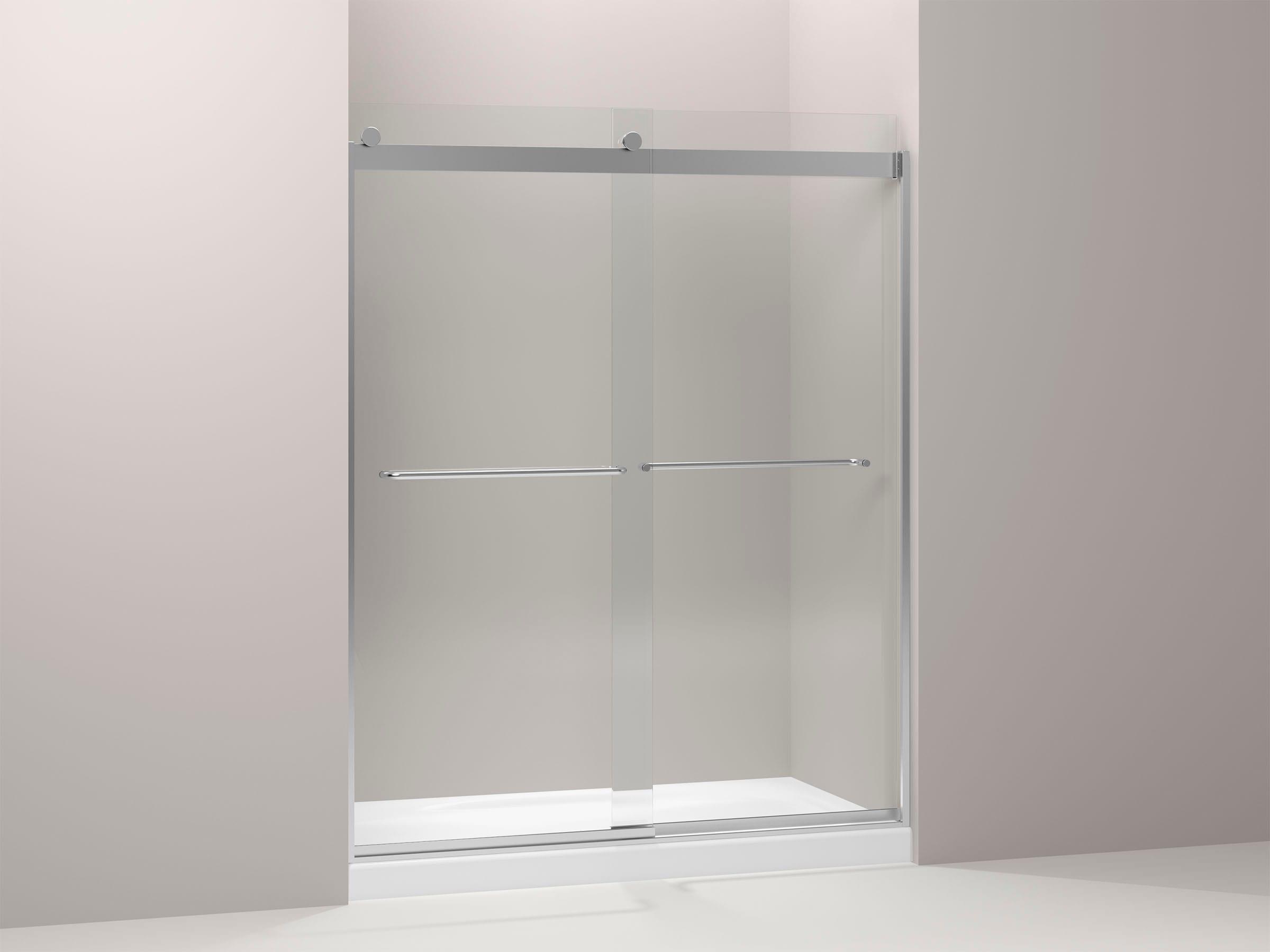 Levity 59.63" x 74" Bypass Shower Door with CleanCoat® Technology