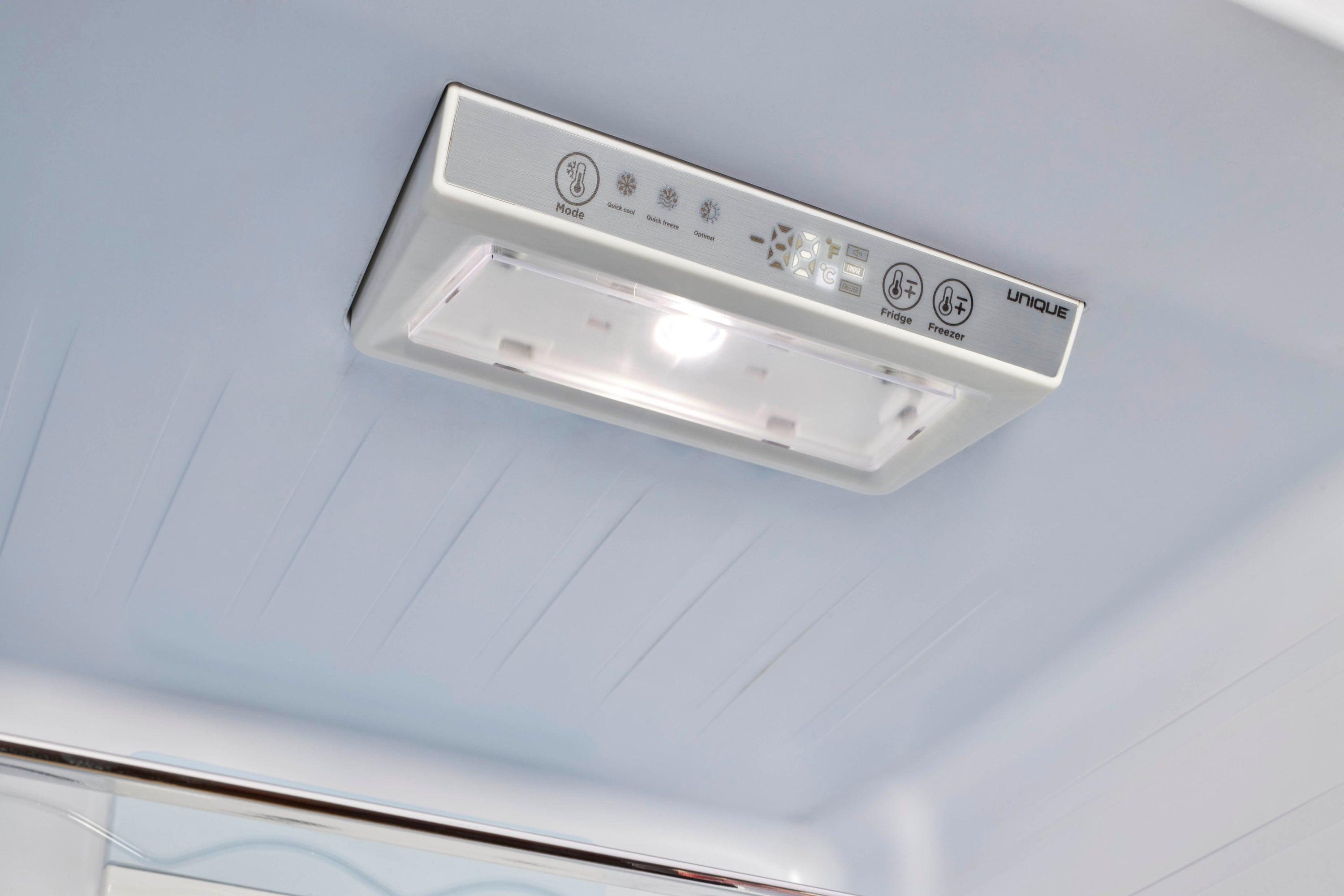 Unique Appliances Classic Retro 23.6" Frost-Free 11.7 cu. ft. Energy Star Certified Bottom Freezer Refrigerator UGP-330L W AC