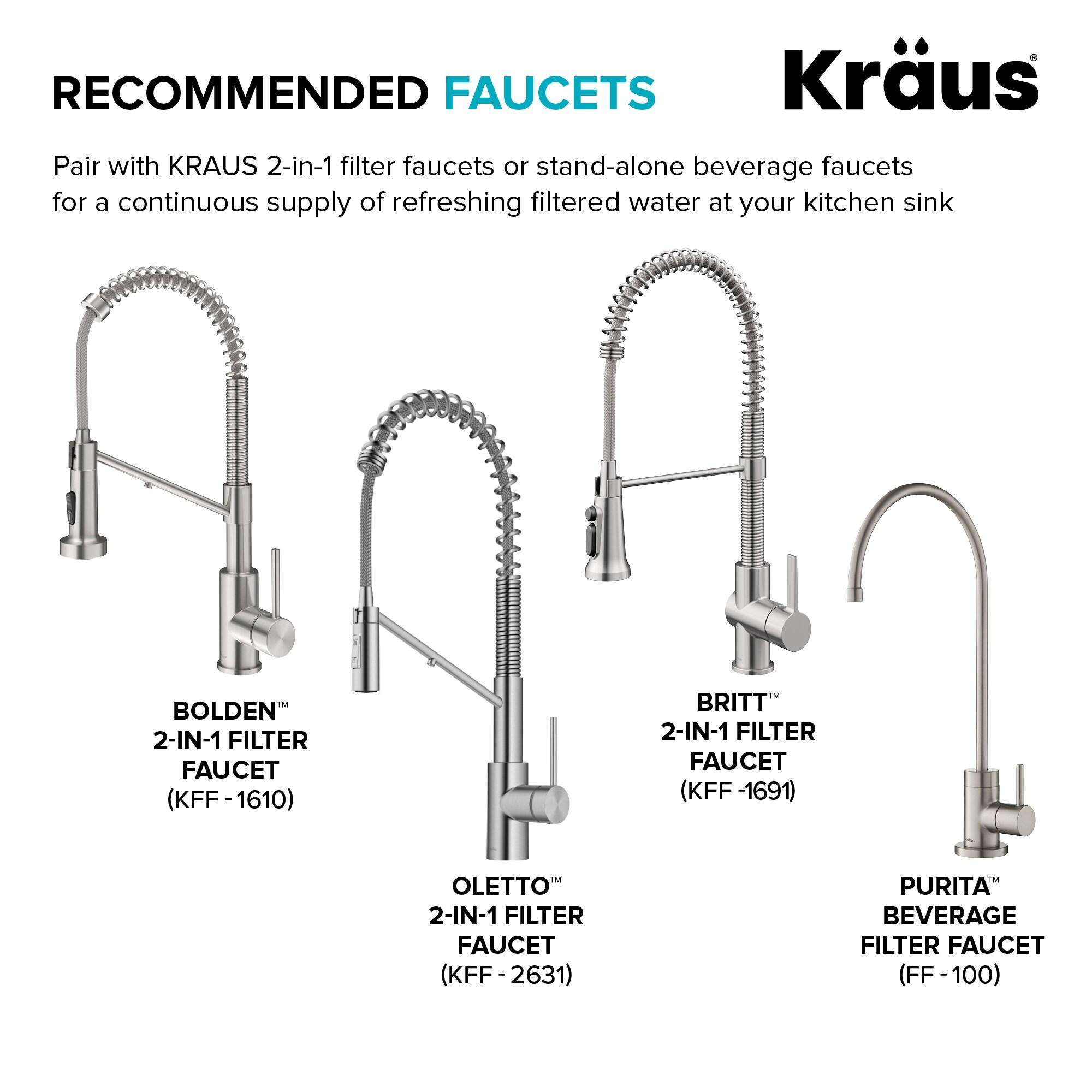 Purita White Dual-Stage Under Sink Water Filtration System