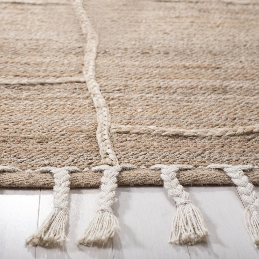 Natural Fiber NF105 Hand Woven Indoor Area Rug - Natural - 6'x6' - Safavieh