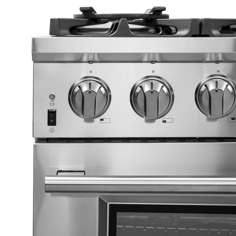 Capriasca - Titanium Professional 36" Freestanding Dual Fuel Range