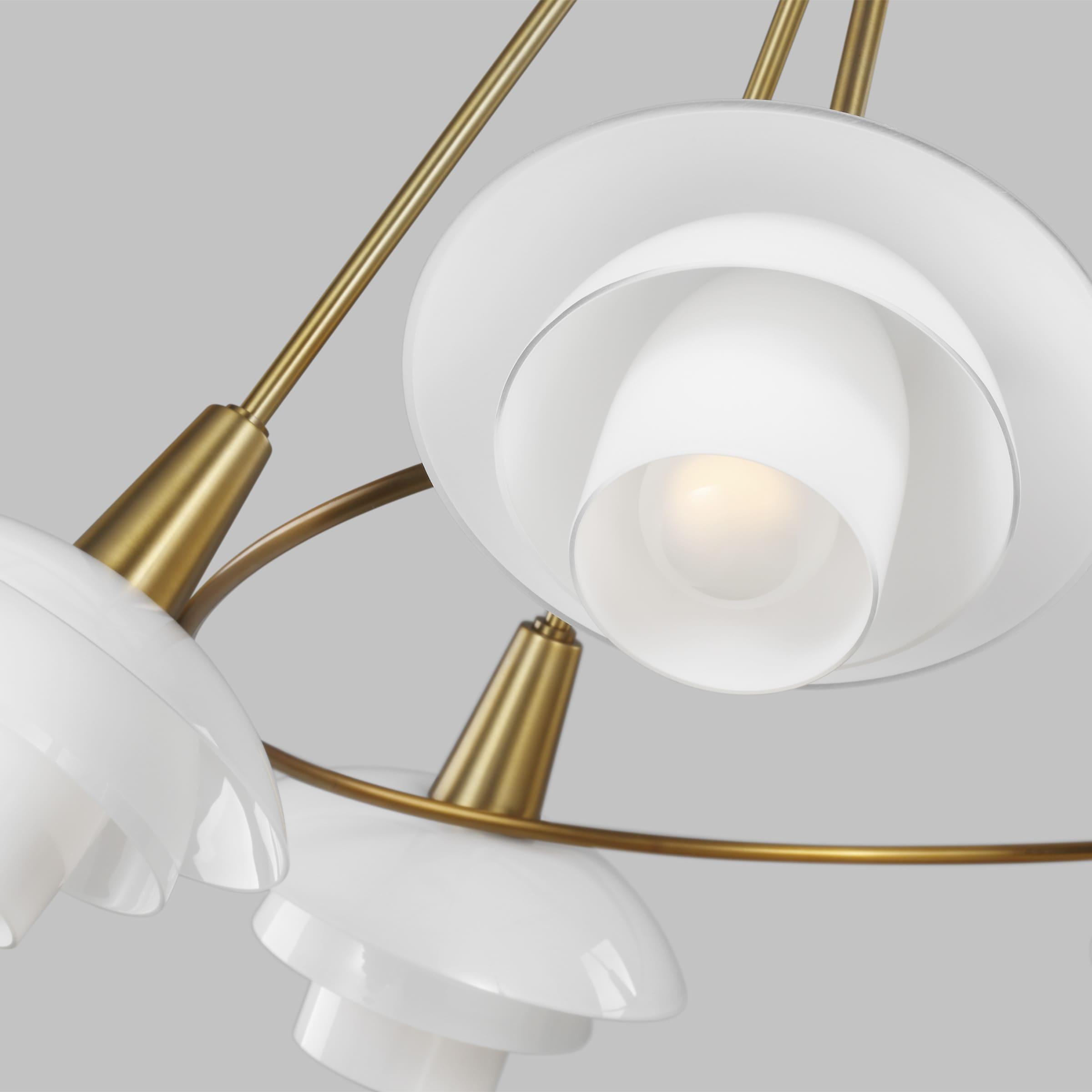 Rossie 6 - Light Dimmable Sputnik Sphere Chandelier