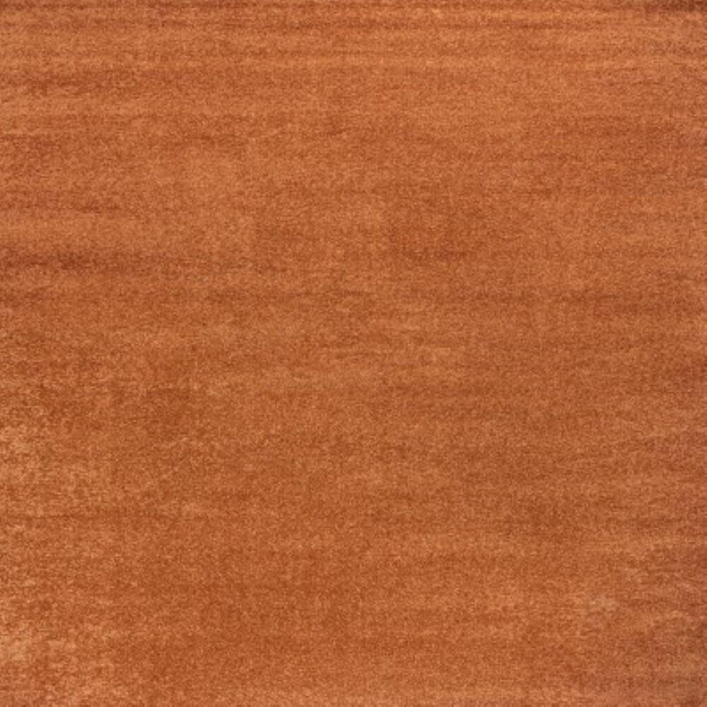 8'x10' Haze Solid Low-Pile Area Rug, Orange - JONATHAN Y