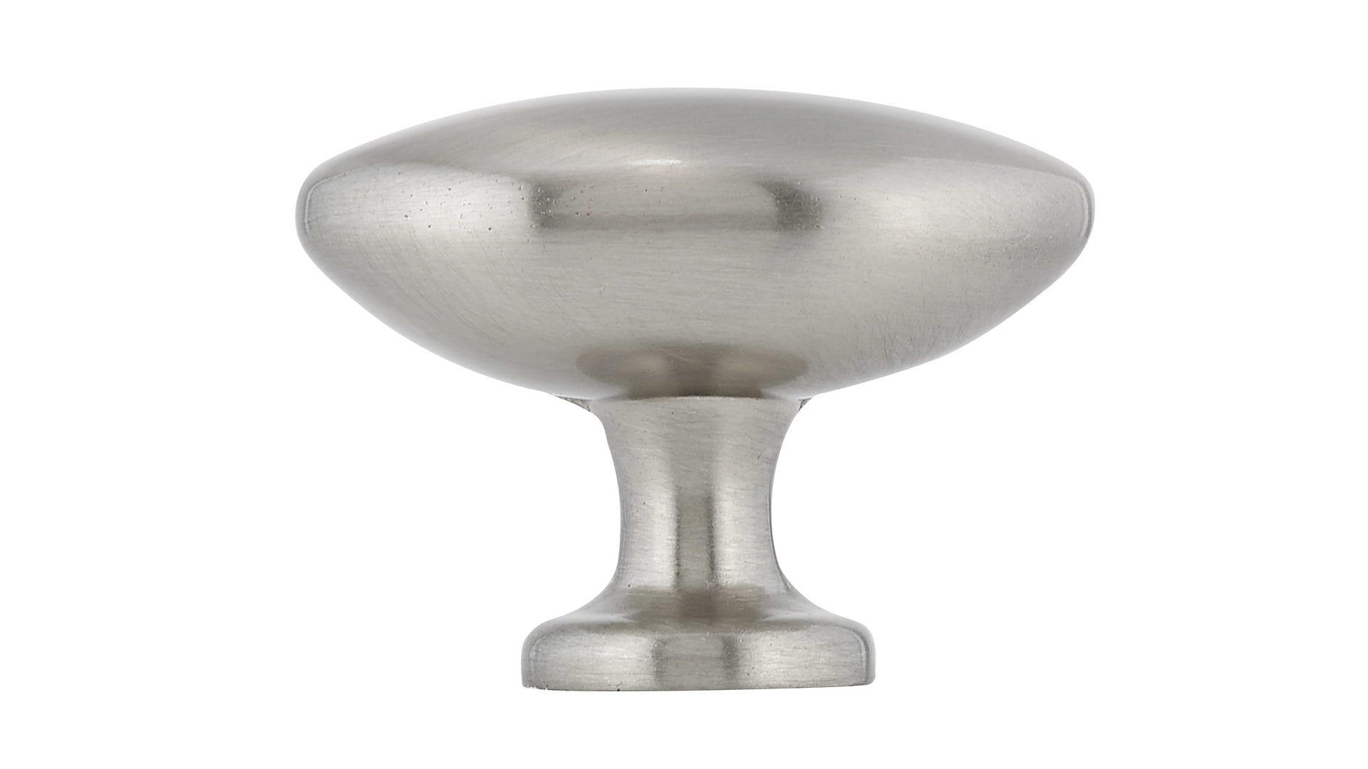 Clear Acrylic and Burnished Brass Round Cabinet Knob with Mounting Hardware