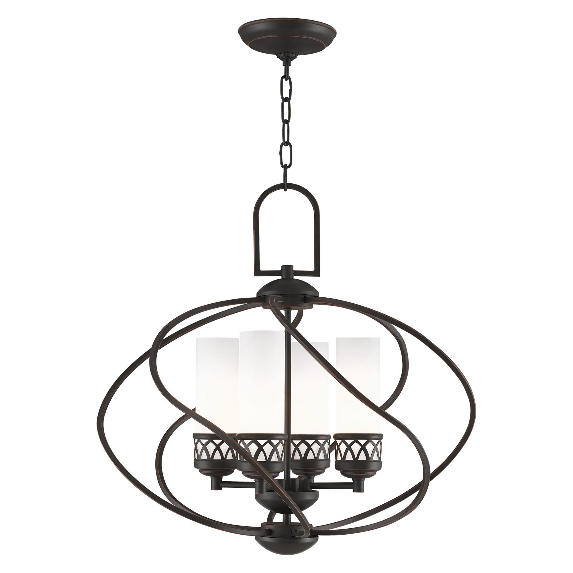 Livex Lighting Westfield 4 - Light Chandelier in Olde Bronze