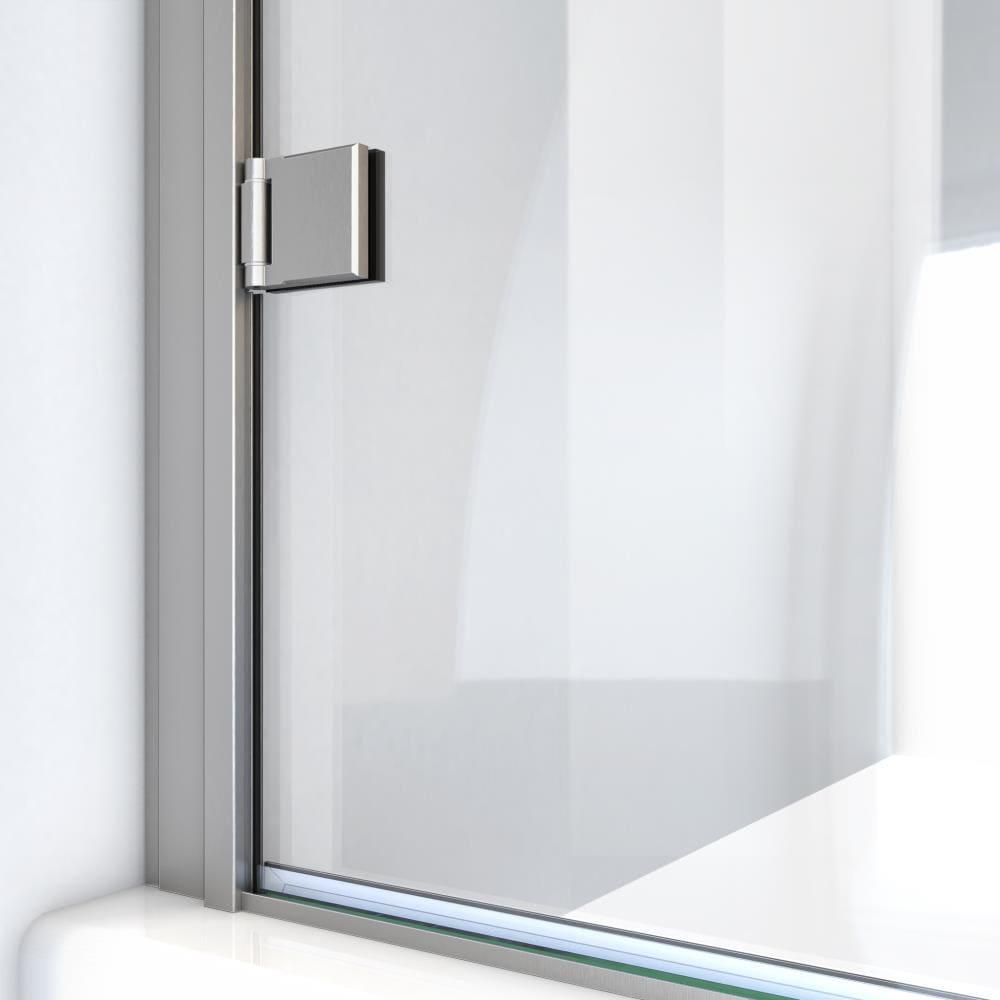 MP Swinging 30" x 73" Hinged Semi-Frameless Shower Door
