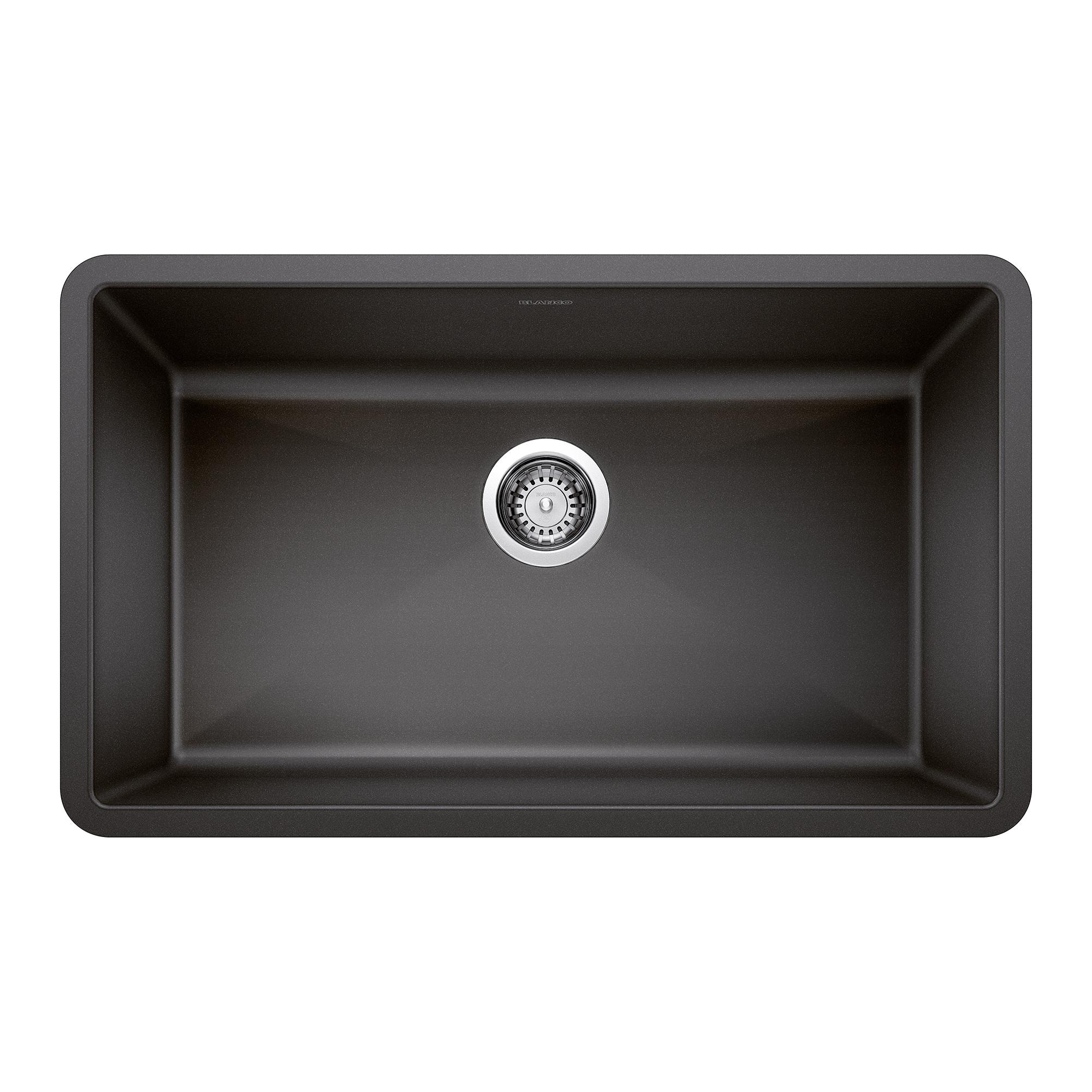 Precis SILGRANIT 32" L X 19" W Super Single Undermount Kitchen SInk