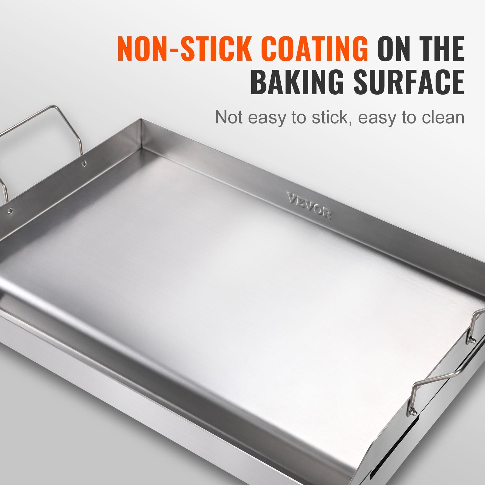 VEVOR 16'' Non-Stick Stainless Steel Griddle
