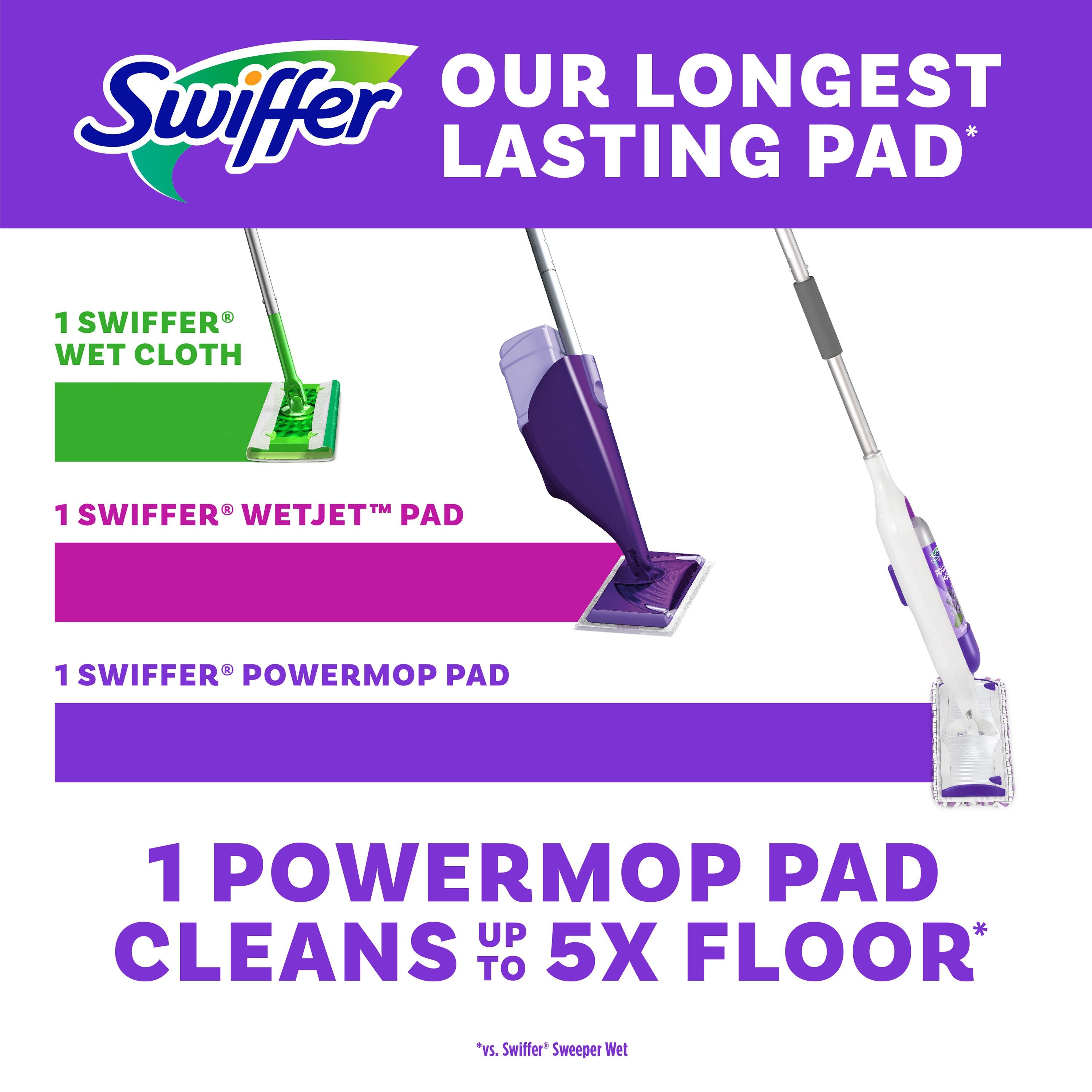 Swiffer Power Mop Multi-Surface Mop Kit for Floor Cleaning