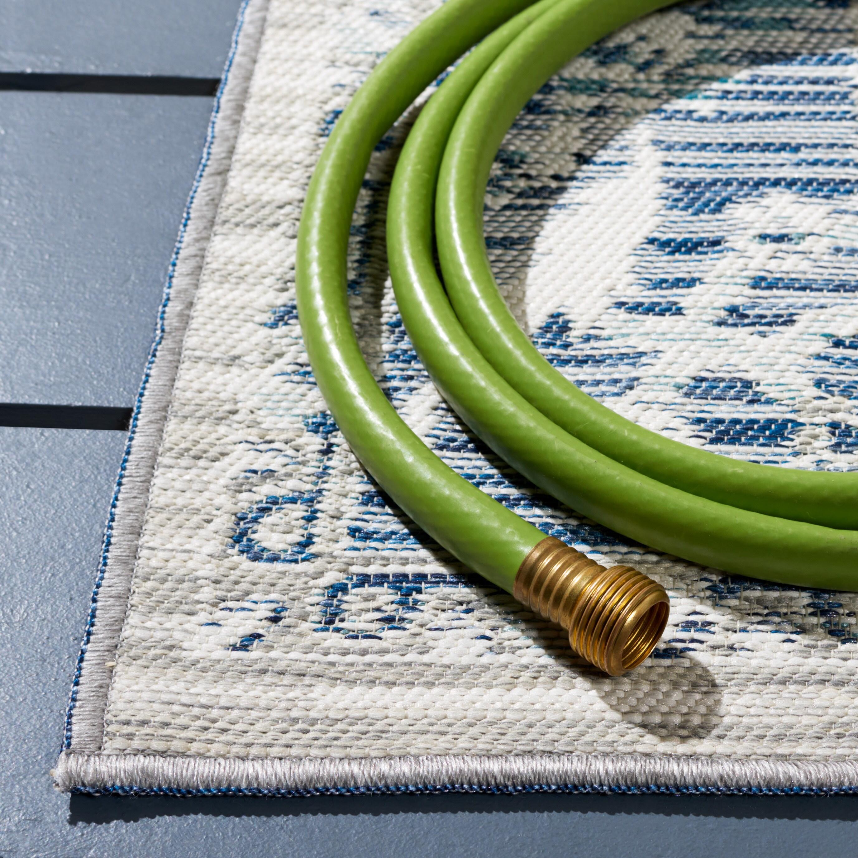 Charleston CHL413 Loomed Indoor Area Rug - Ivory/Blue - 8'x10' - Safavieh
