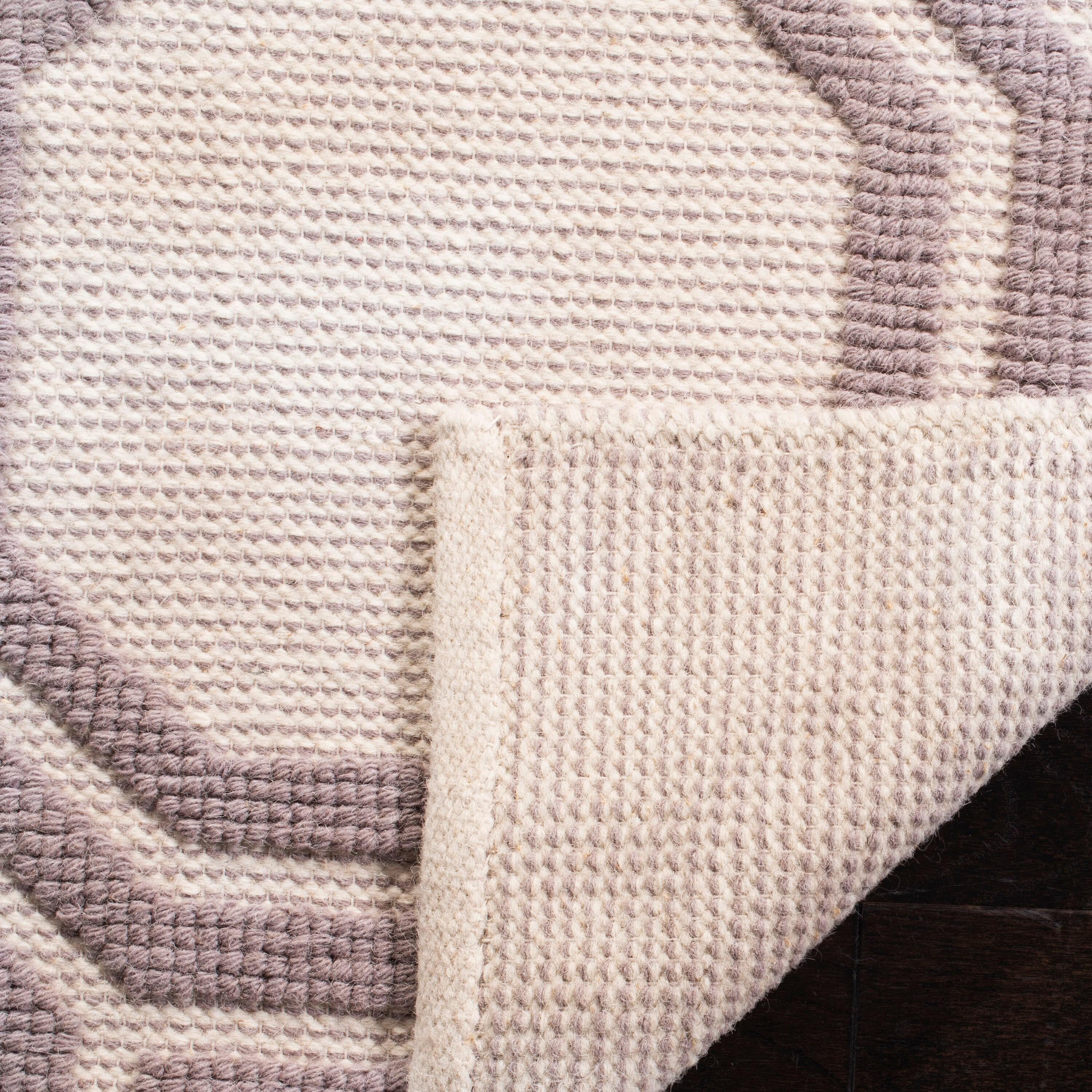 Martha Stewart Puzzle Hand Woven Wool Geometric Rug
