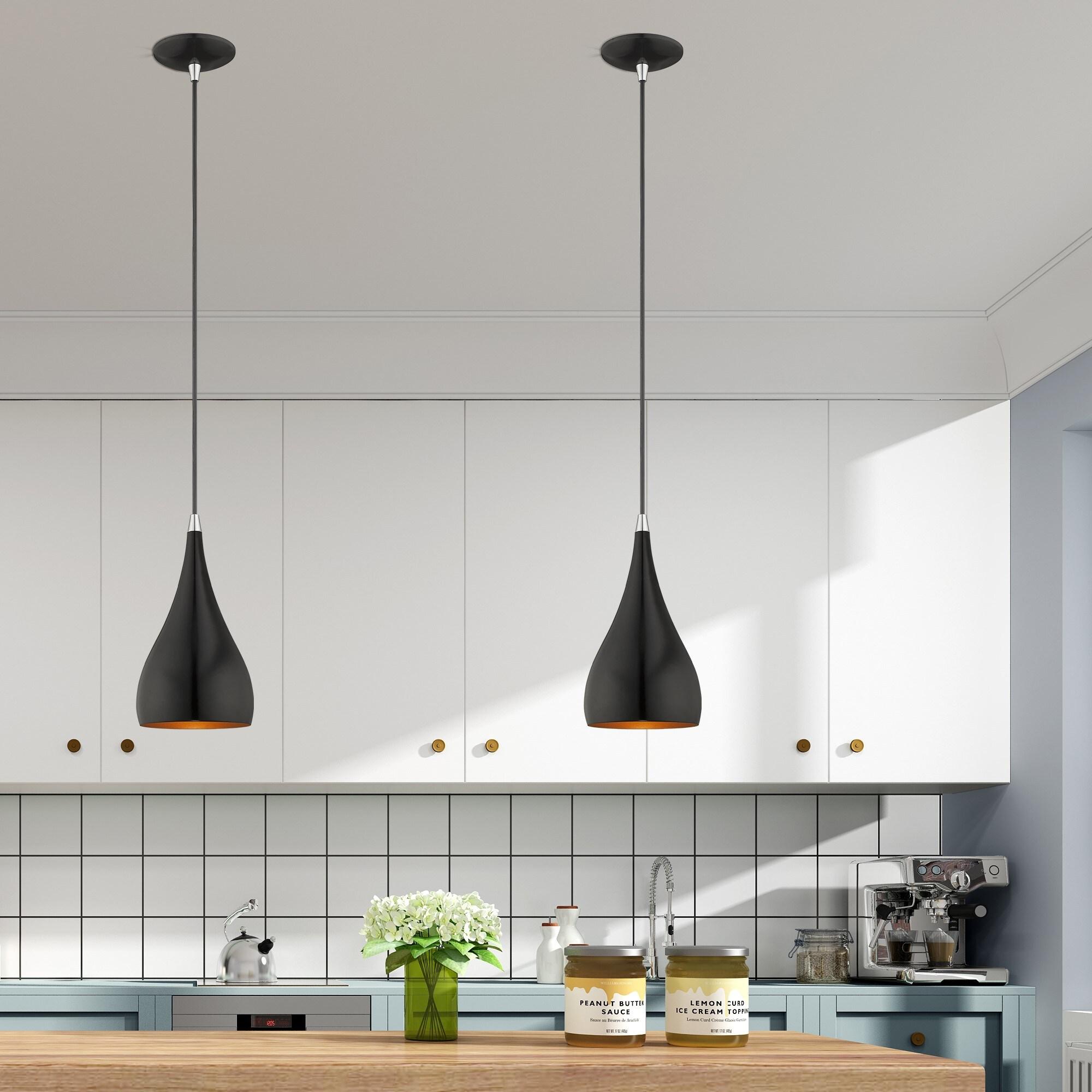 Schultz Single Light Metal Dimmable Pendant