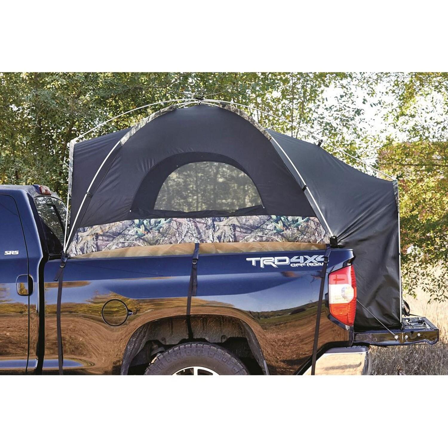 Guide Gear Aluminum Frame Premium Pickup Truck Bed Tent for Camping and Hunting, Outdoors, Bathtub Floor, Cabin Access, Full Size 92 x 60 x 64 inch