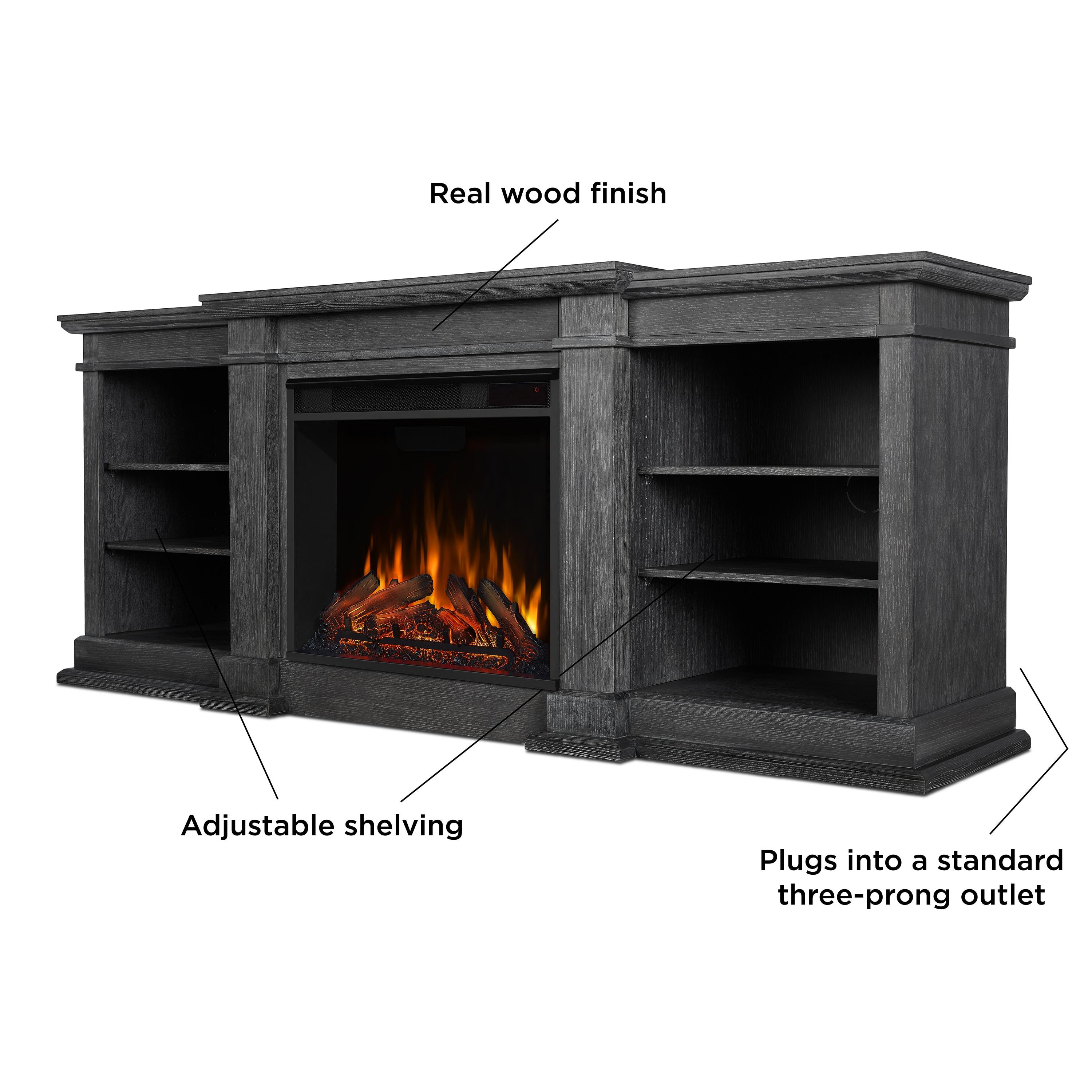 Fresno TV Stand with Fireplace