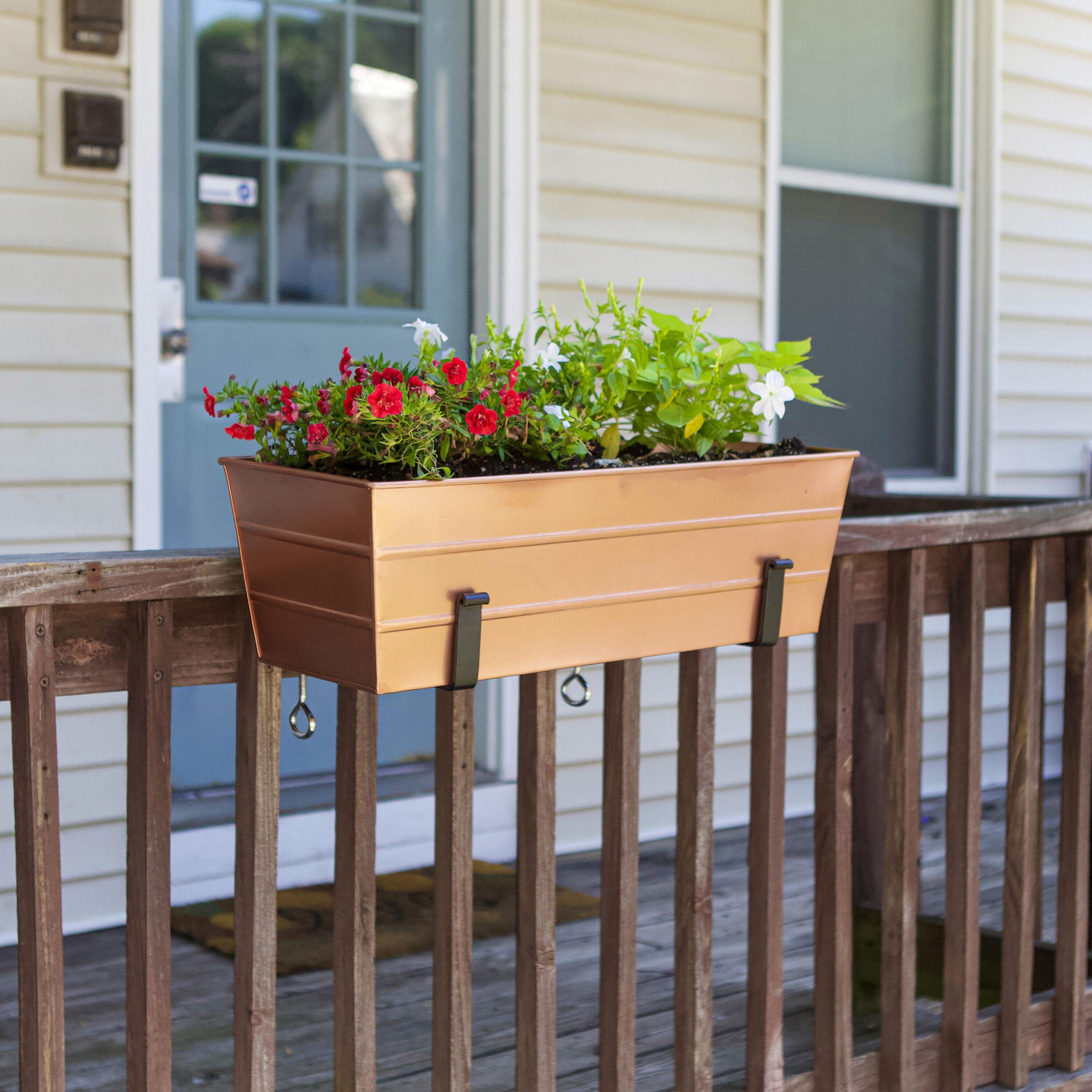 Metal Window Box Planter