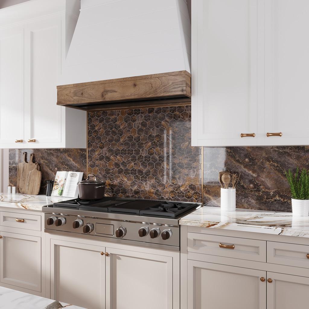 Splendor 8.9'' W x 12.8'' L Porcelain Tile Mosaic Sheet