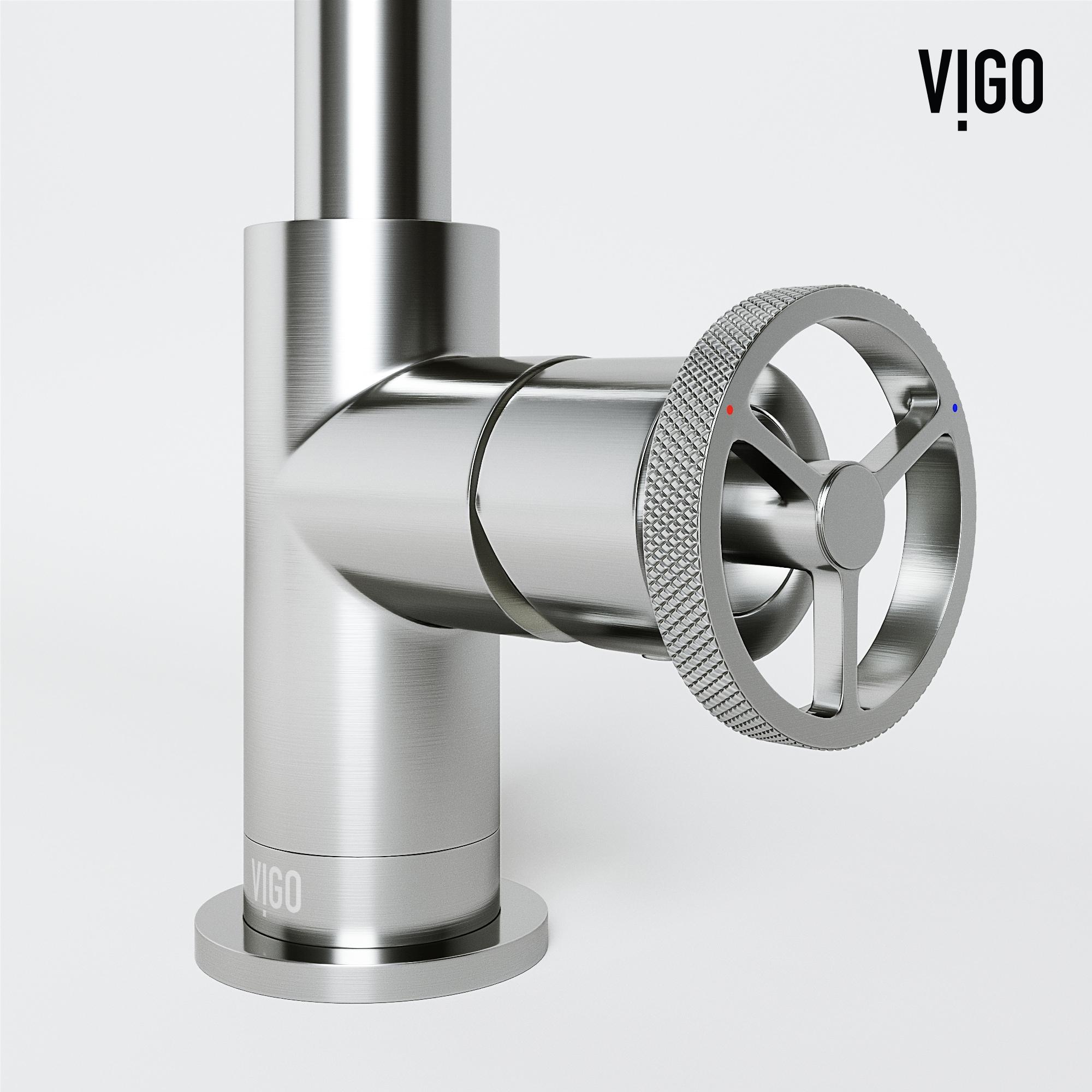 Cass 9" H Single Handle Single Hole Bathroom Faucet