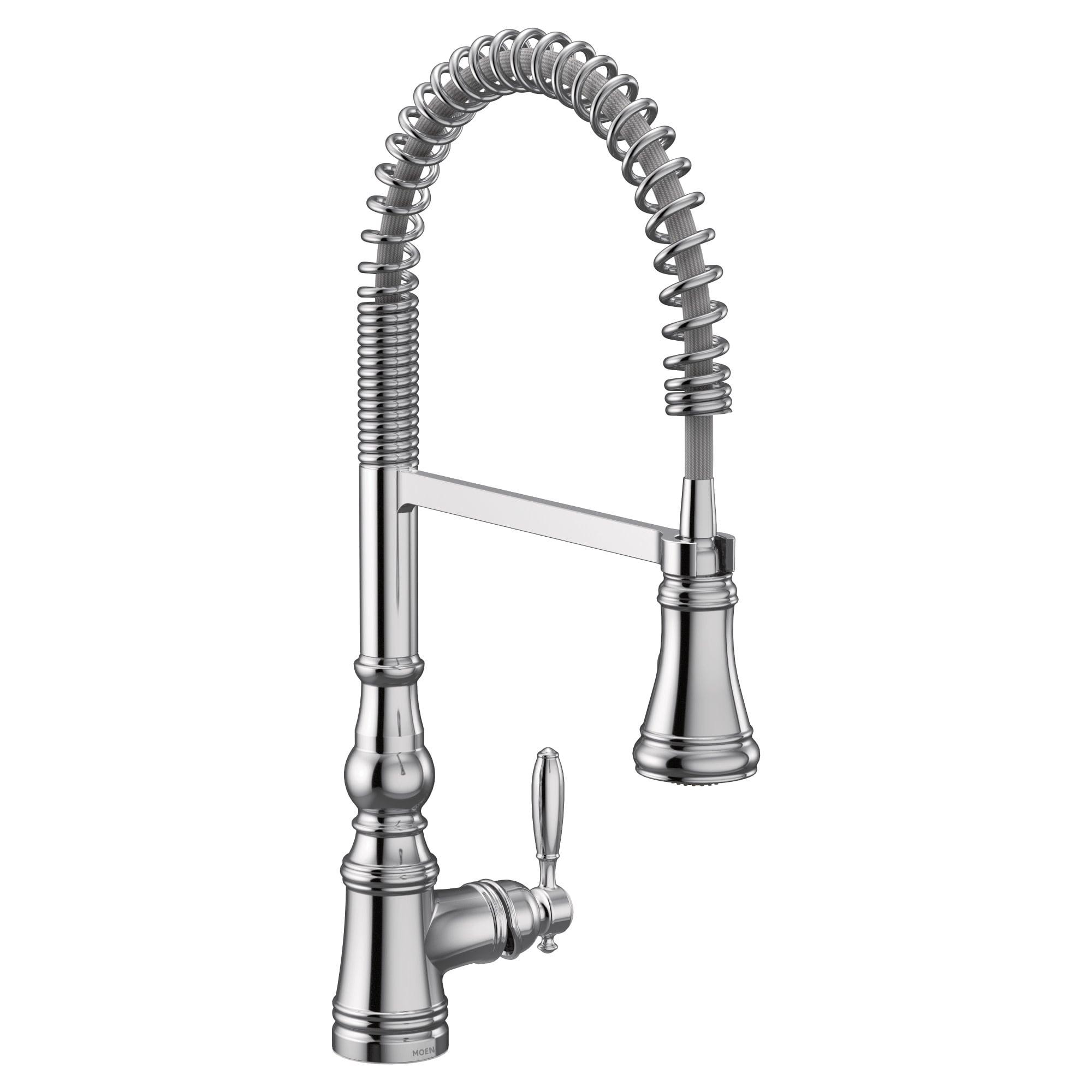 Moen Moen Weymouth Pre-Rinse Spring Pull-Down Single Handle Kitchen Faucet S73104