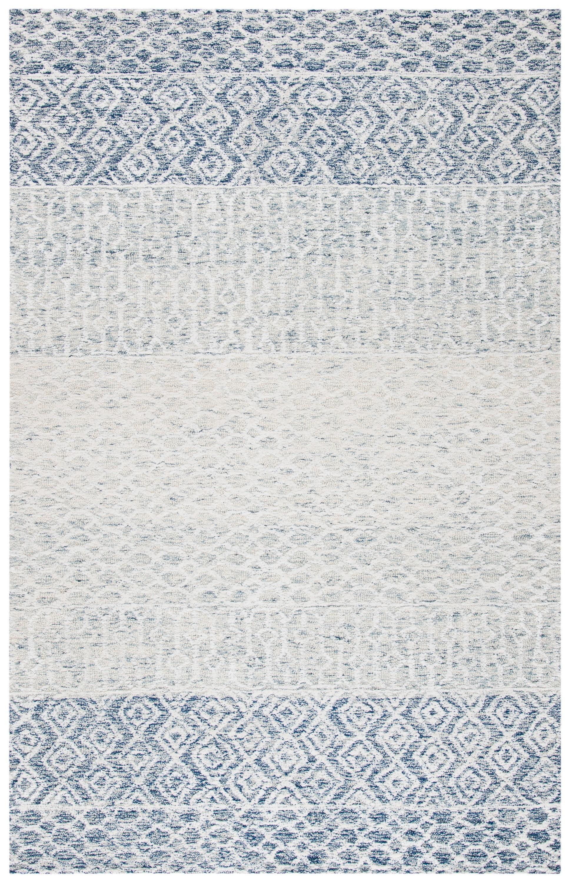 Glamour GLM304 Hand Tufted Area Rug - Blue/Ivory - 8'x10' - Safavieh.
