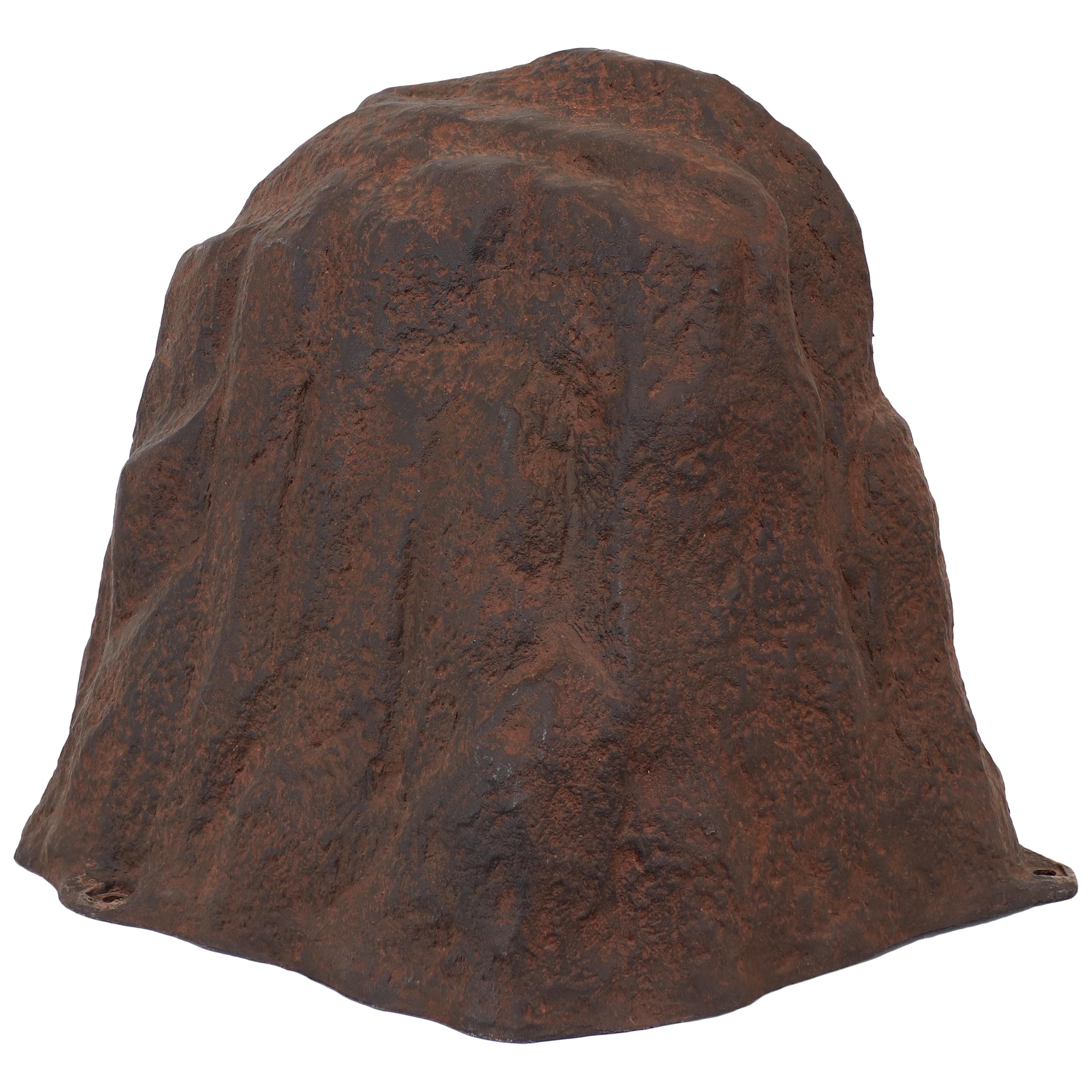 Sunnydaze Outdoor Lightweight Polyresin Landscape Rock Septic Cover with Stakes - Brown - 21.5"