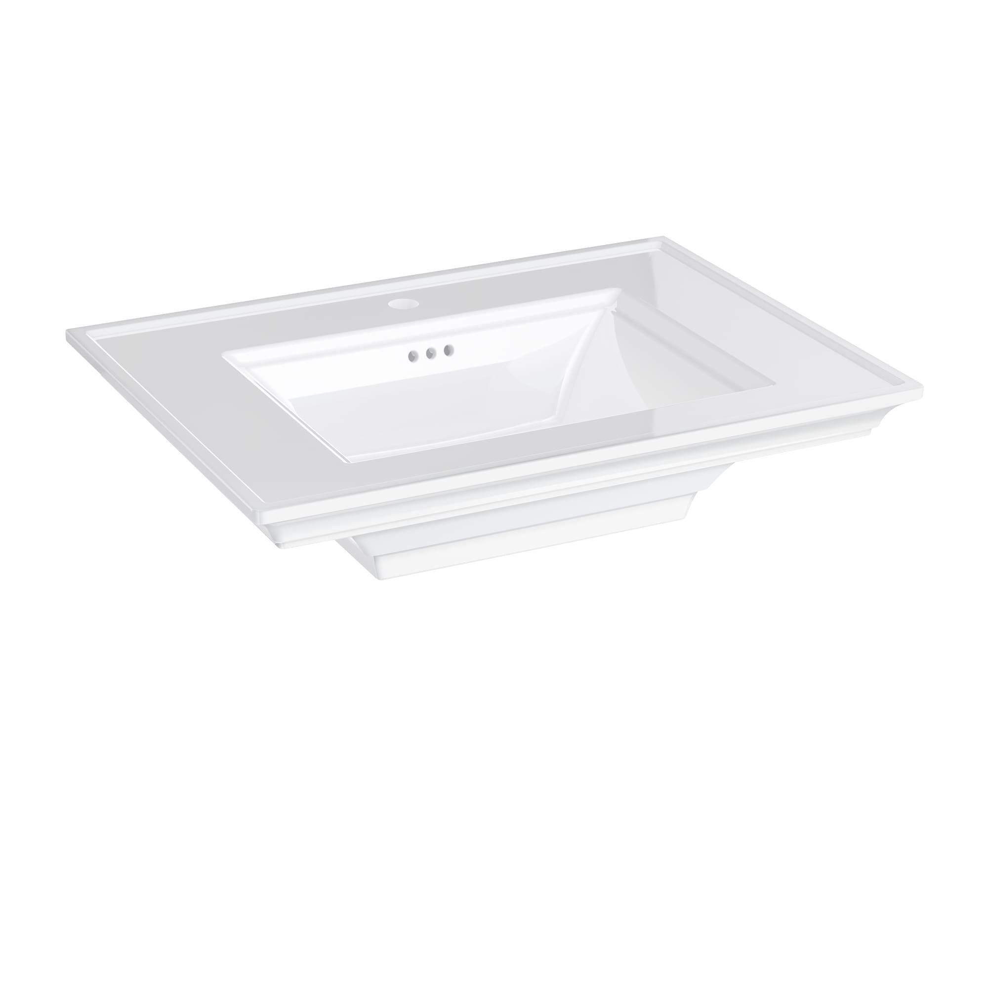 American Standard Town Square S 22.5'' Ceramic Rectangular Bathroom Sink with Overflow