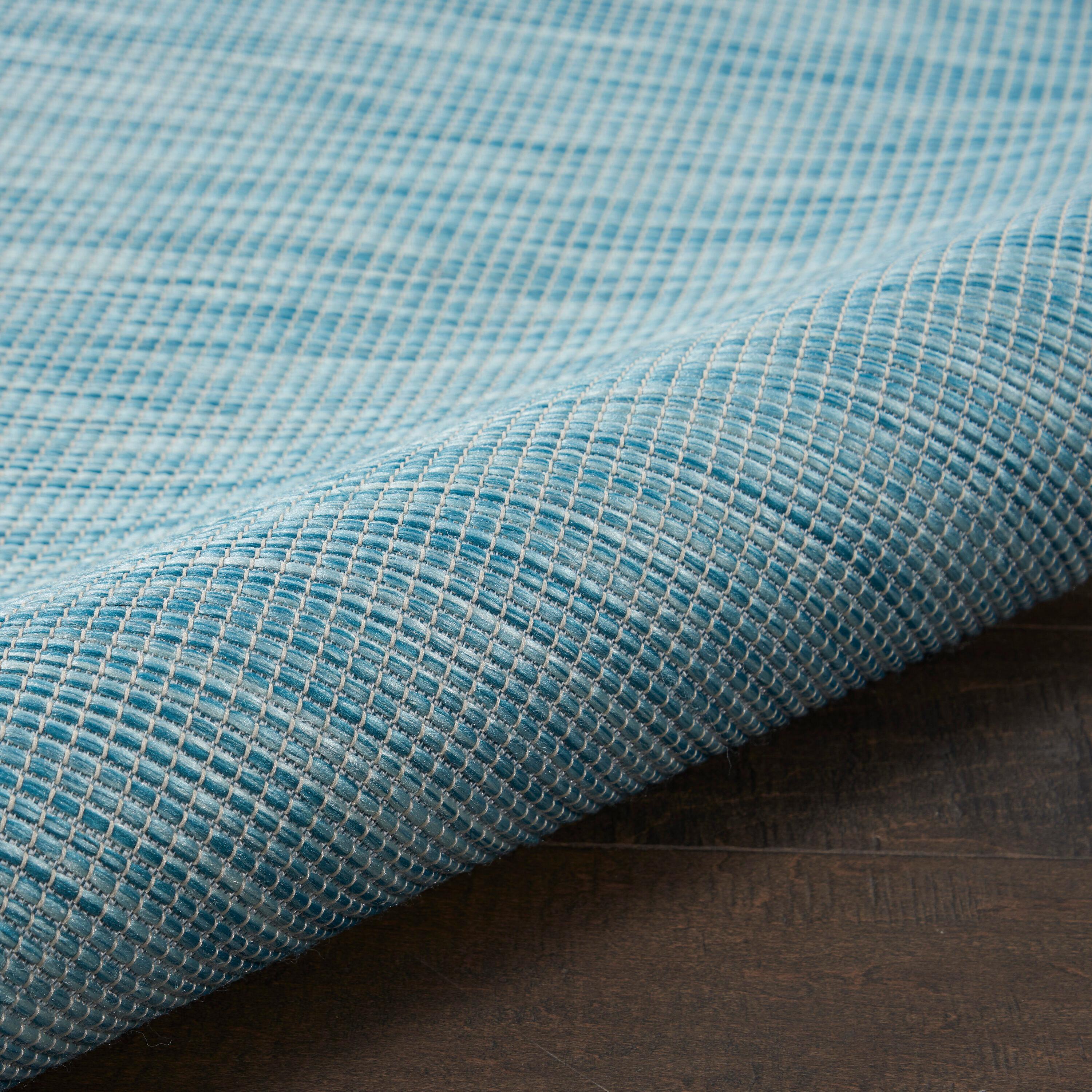 Nourison Positano POS01 Indoor/outdoor Area Rug - Aqua 7' x 10'