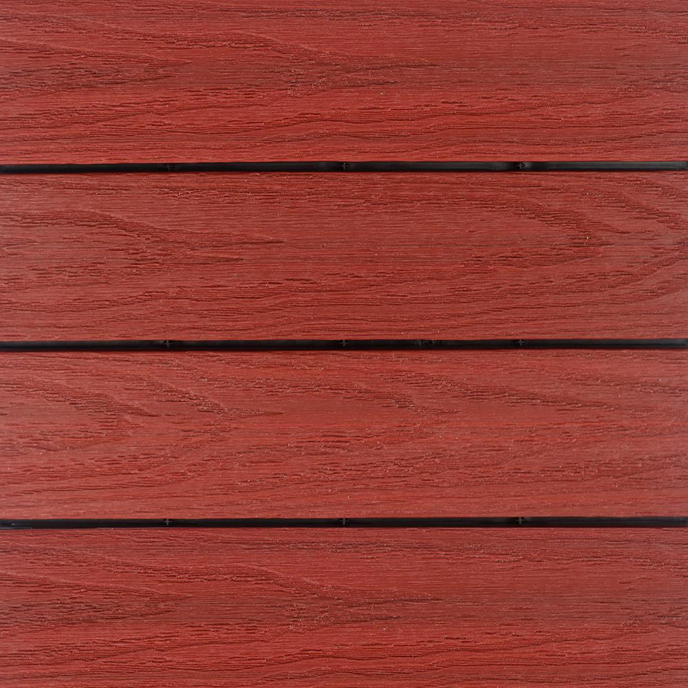 UltraShield Naturale Composite 12" x 12" Interlocking Deck Tile