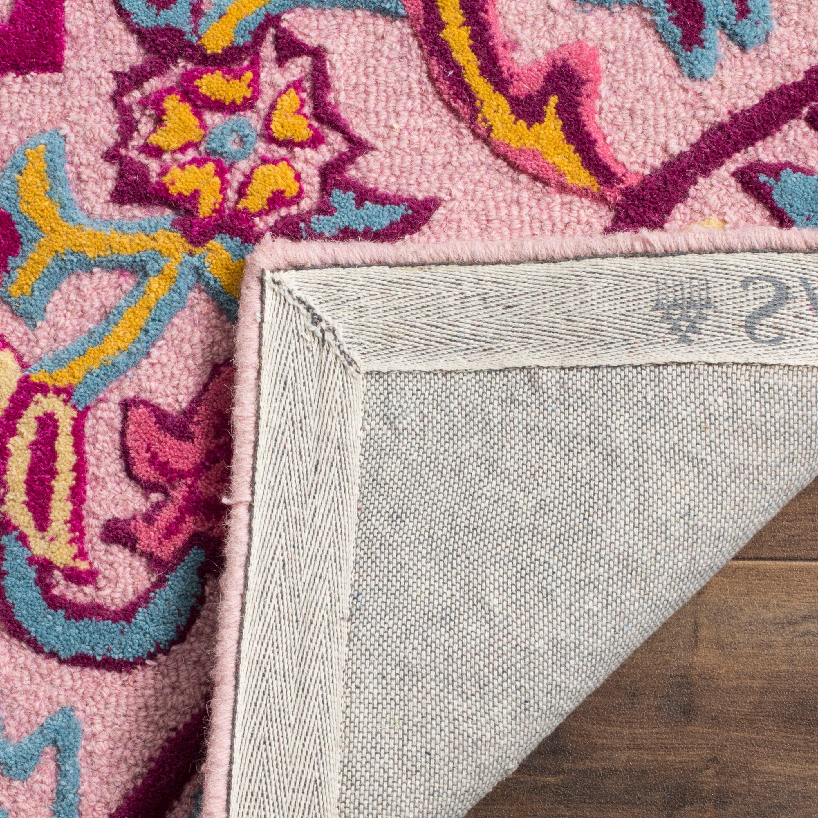 SAFAVIEH Bellagio BLG605A Handmade Pink / Multi Rug