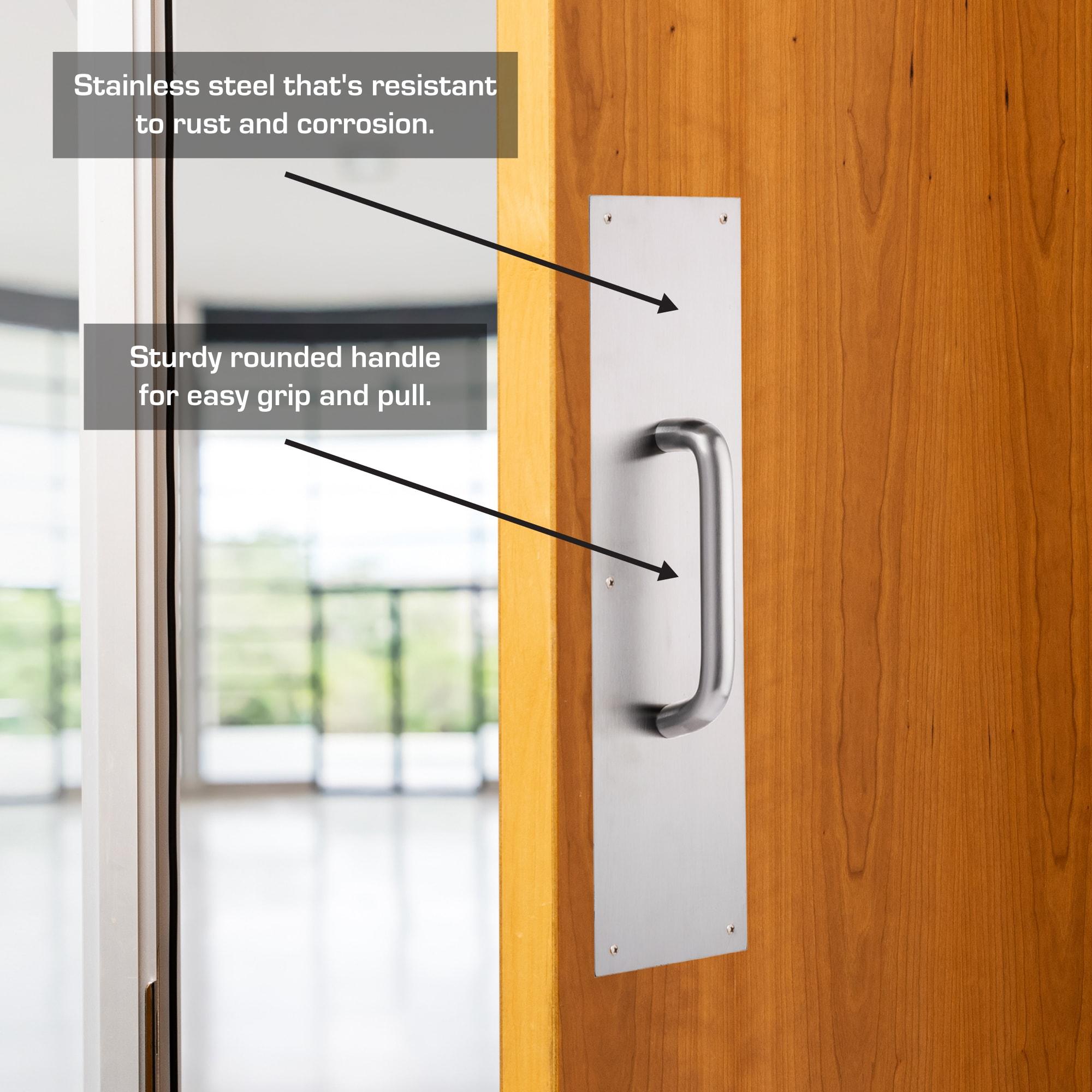 Brinks Commercial 5035102 15 in. Satin Aluminum Pull Plate