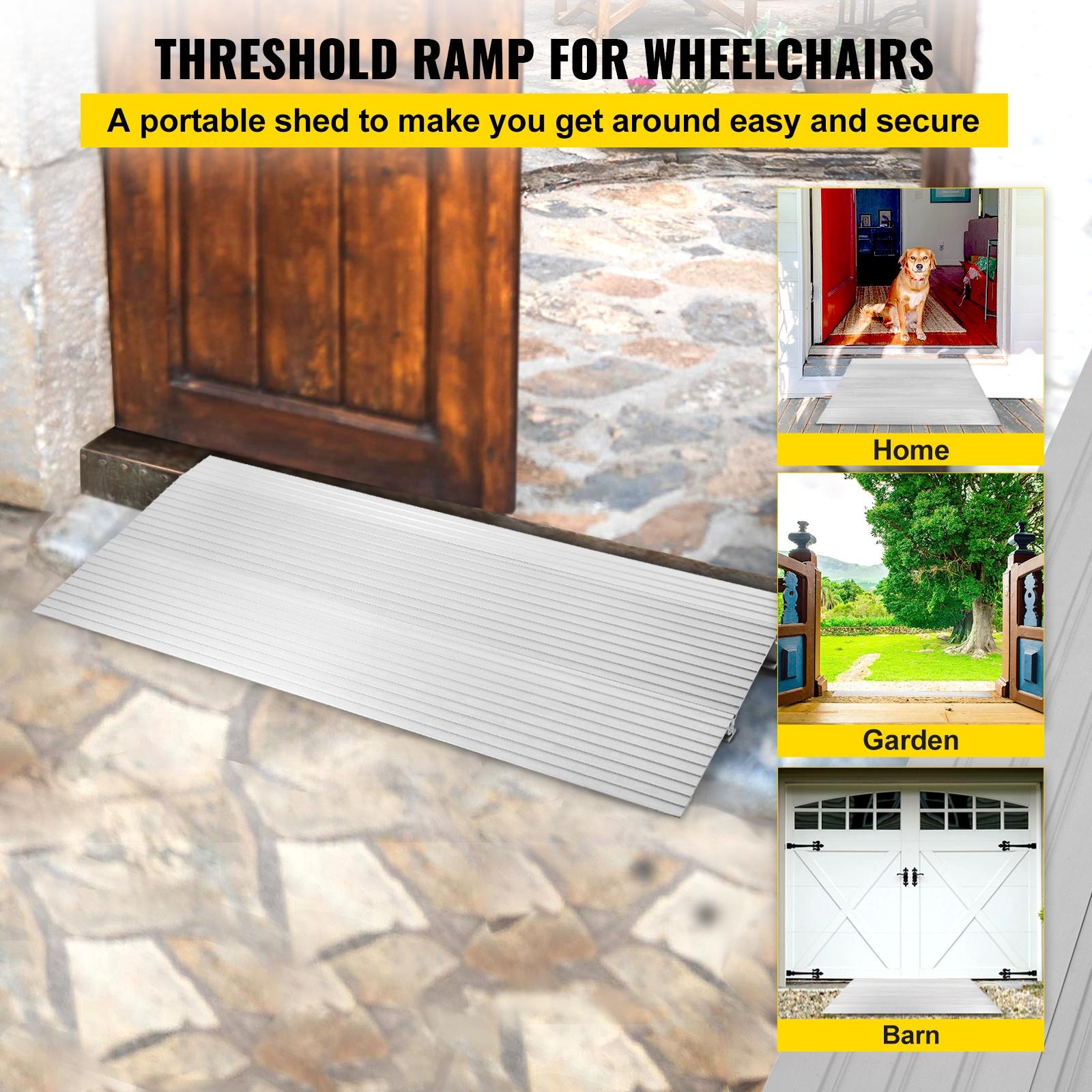 Adjustable Aluminum Non-Slip Doorway Threshold Ramp