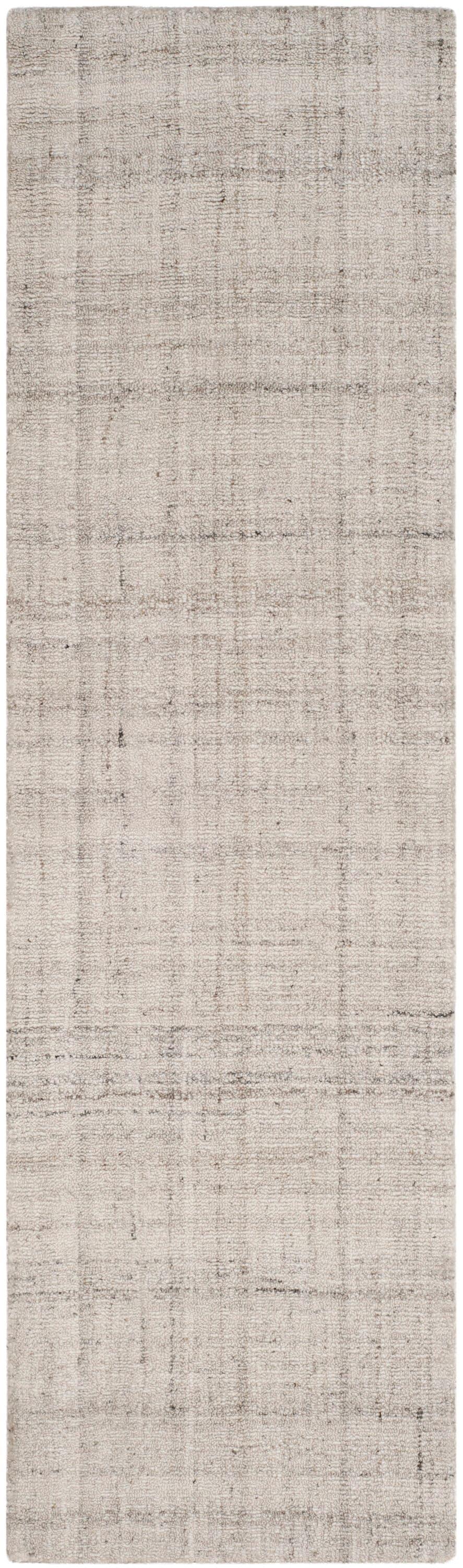 Abstract ABT141 Handmade Indoor Runner - Light Grey - 2'-3"x20' - Safavieh