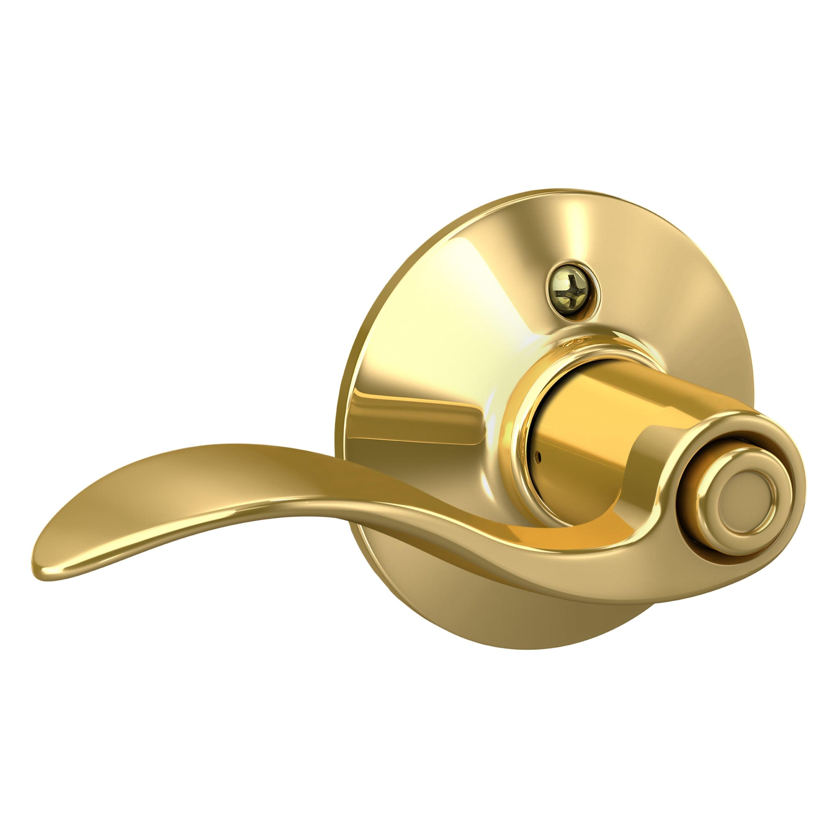 Accent Privacy Door Lever with Rosette