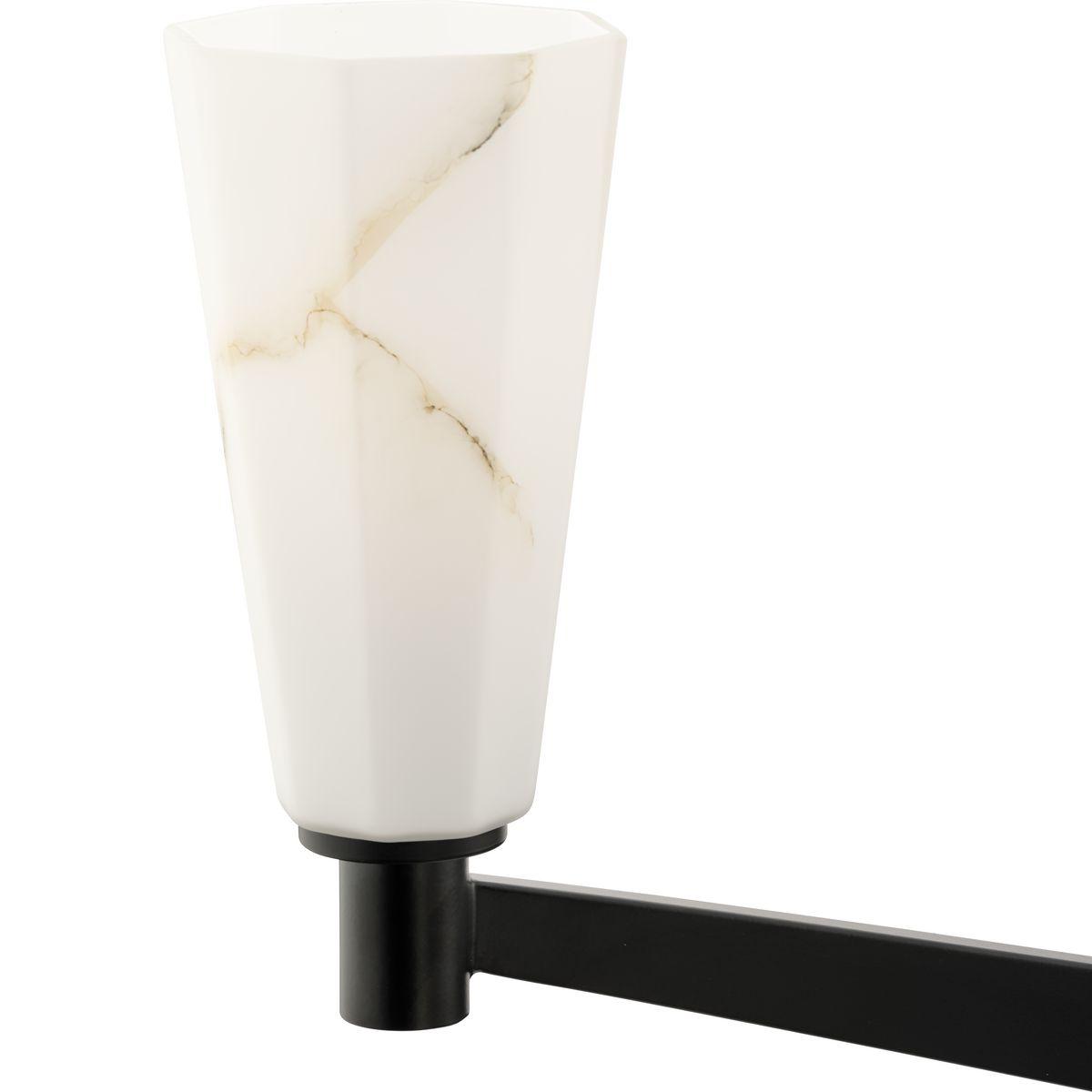 Progress Lighting Tosca 6 - Light Chandelier in  Matte Black