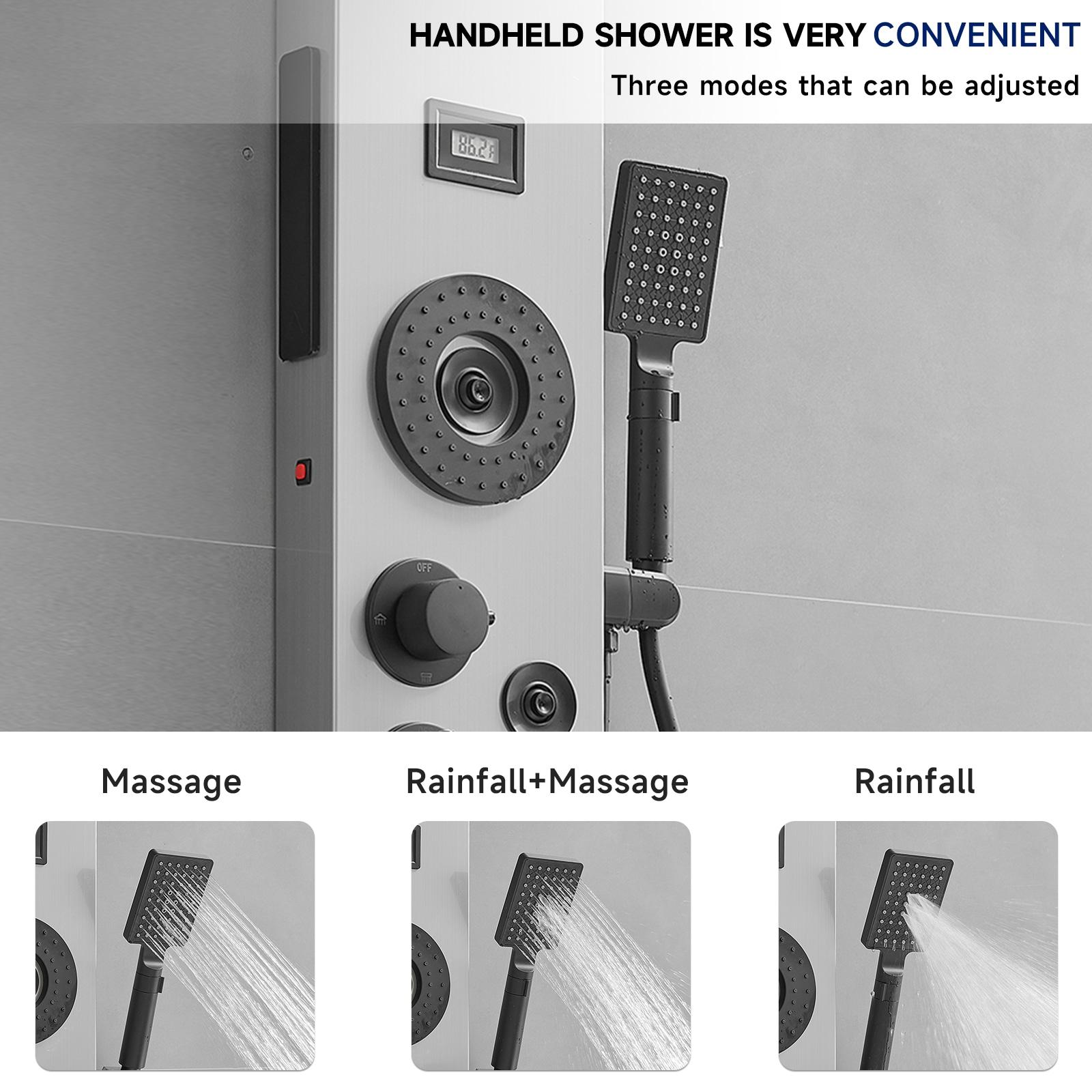 51.57'' Shower Panel with Fixed Shower Head