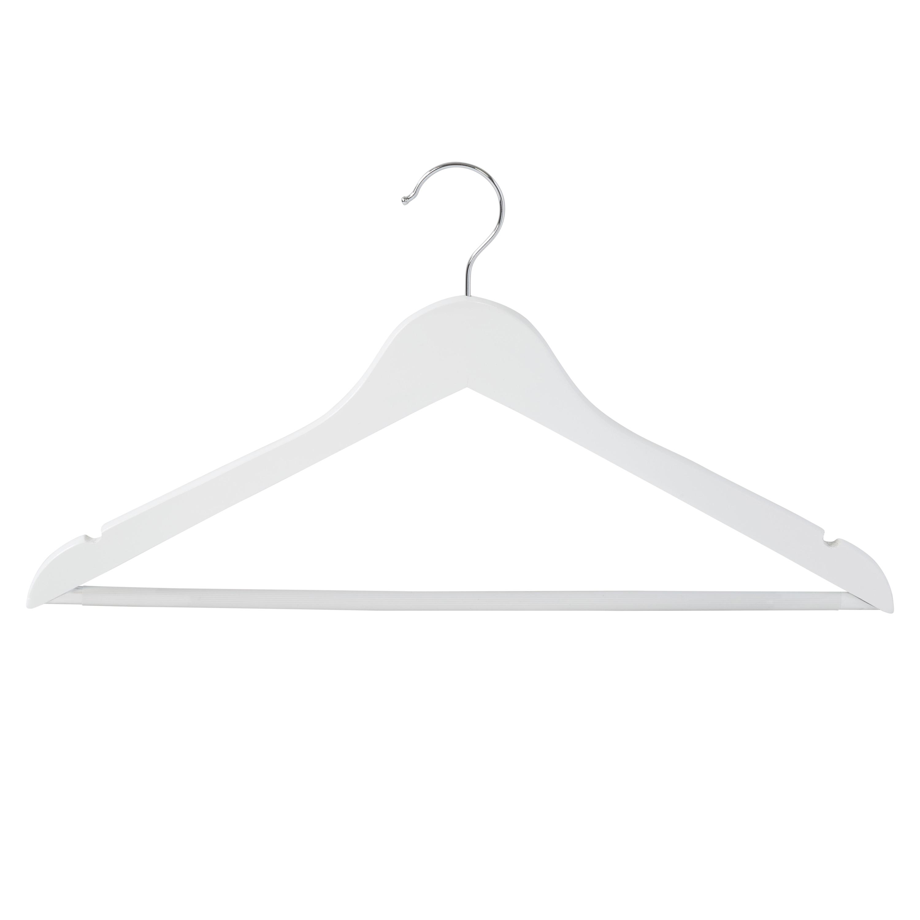 Wood Non-Slip Standard Hanger for Dress/Shirt/Sweater (Set of 24)