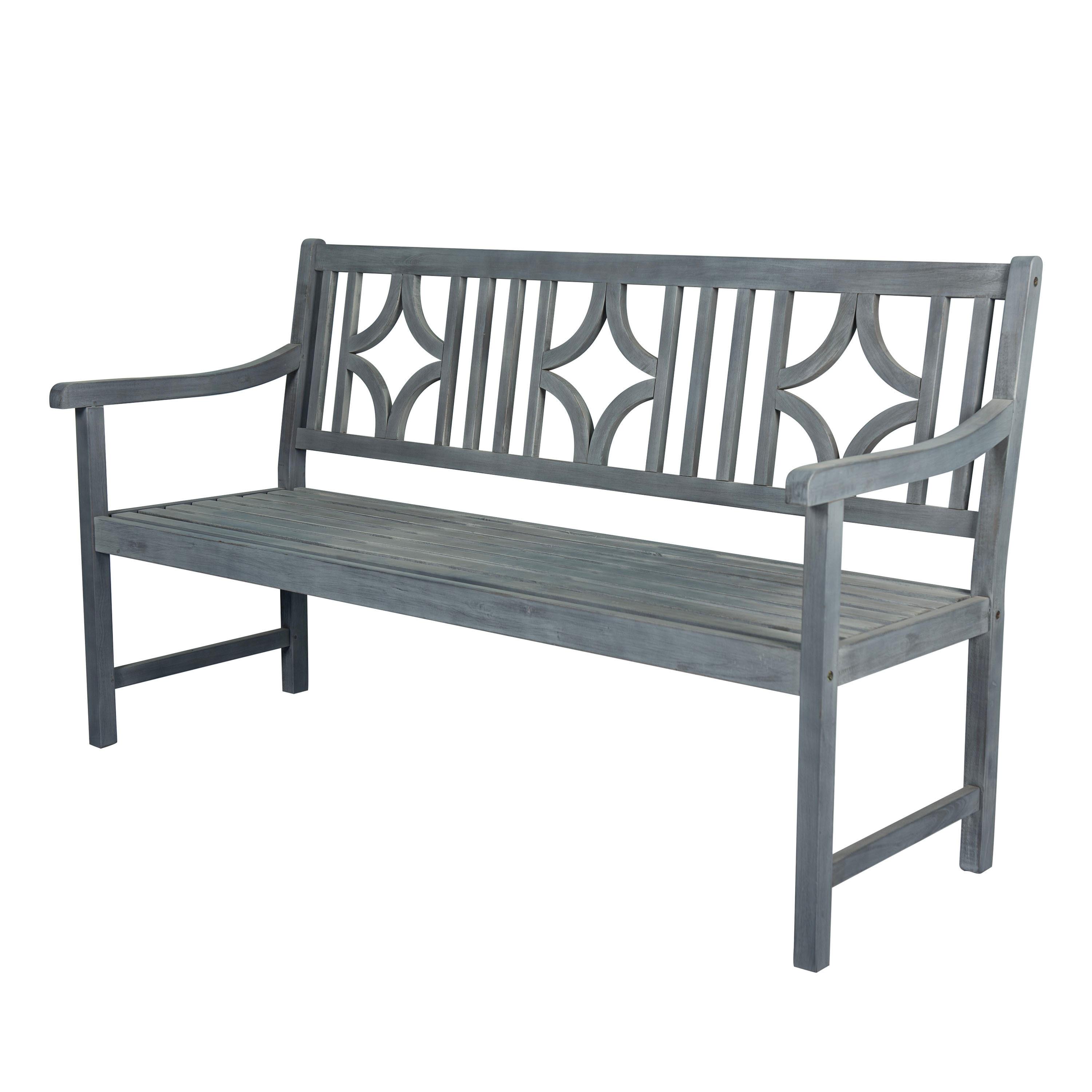 Red Barrel Studio® Babson Acacia Outdoor Bench